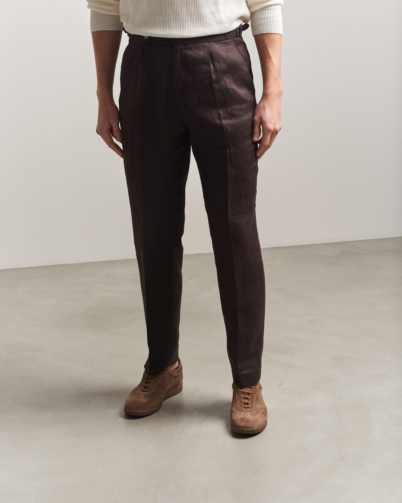 Heren | Sneakers | Loake Shoemakers | Mayfair Suede Dress Sneaker Flint