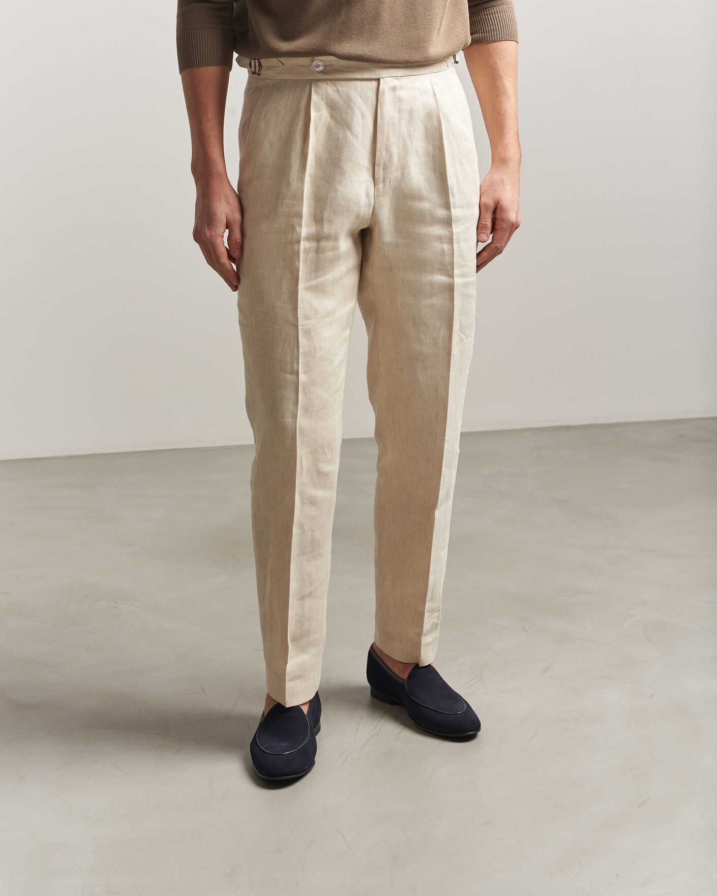 Homme | Loafers | Loake 1880 | Belgrave Suede Belgian Loafer Navy