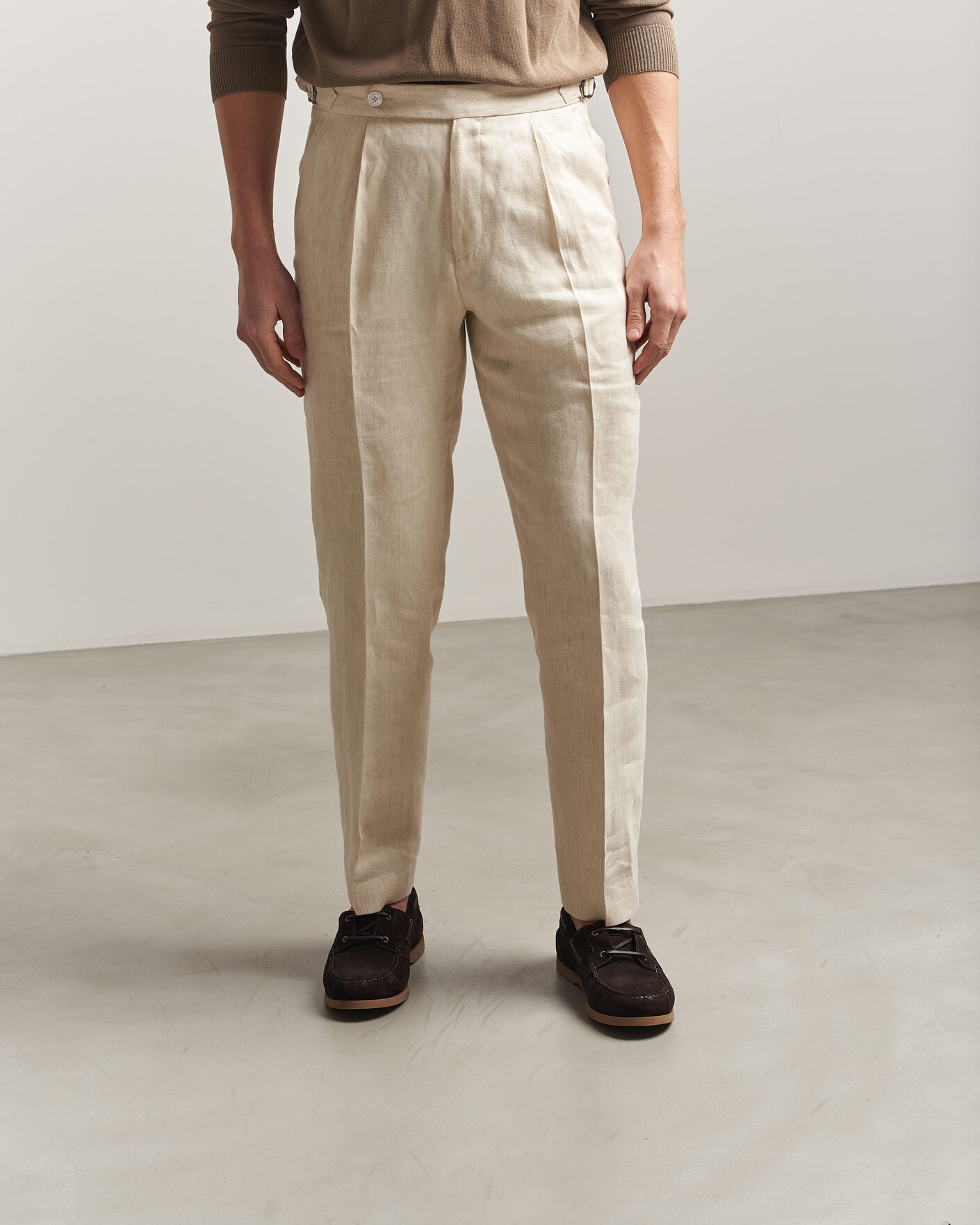 Heren | Bootschoenen | Loake 1880 | Padstow Suede Boat Shoe Dark Brown