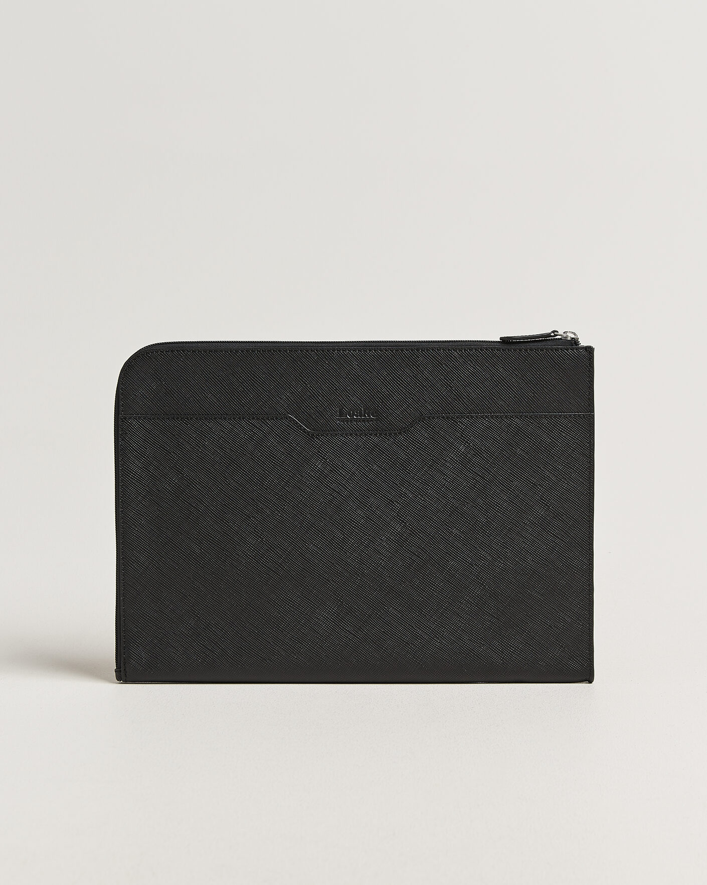 Heren | Tassen | Loake Shoemakers | Gresham Grain Leather Laptop Cover Black