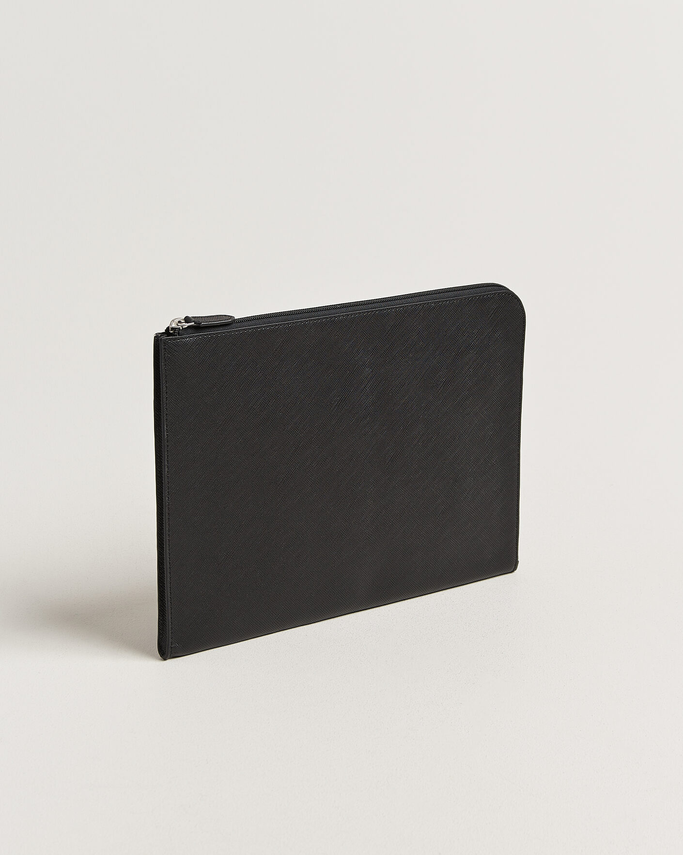Heren | Tassen | Loake Shoemakers | Gresham Grain Leather Laptop Cover Black