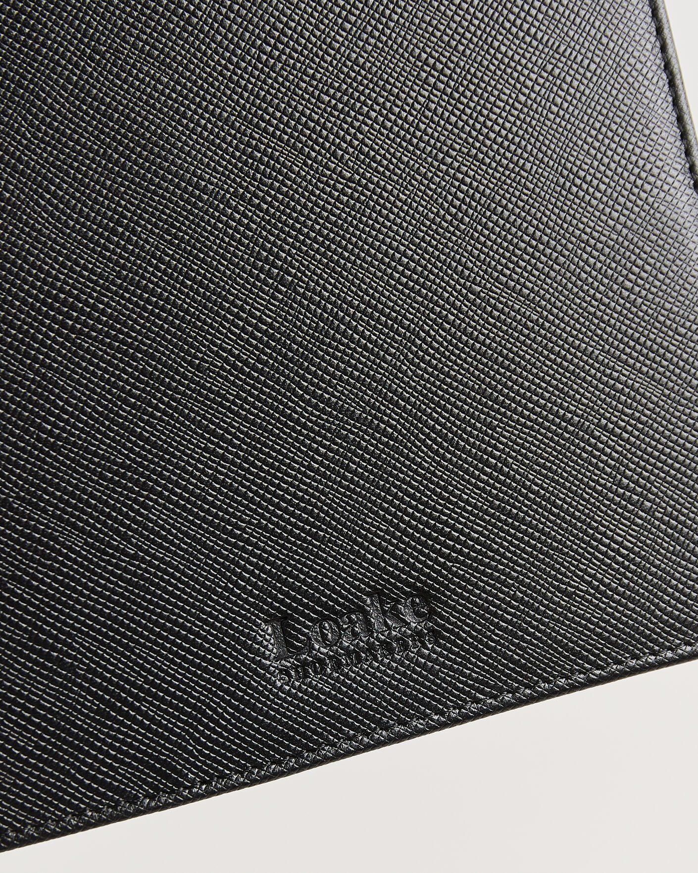 Heren | Notitieboekjes | Loake Shoemakers | Savoy Grain Leather Notebook Black