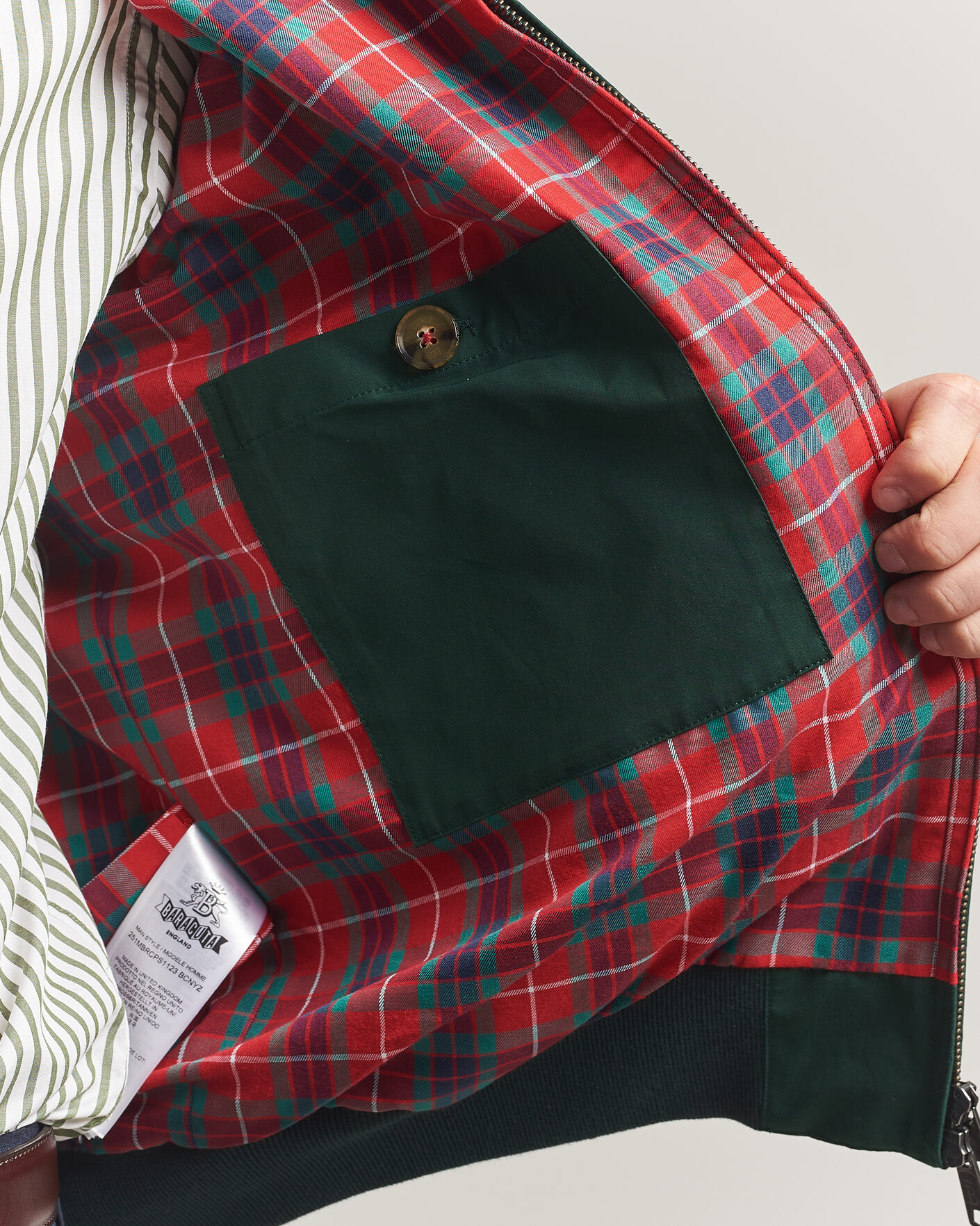 Homme | Manteaux Et Vestes | Baracuta | G9 Original Harrington Jacket Racing Green