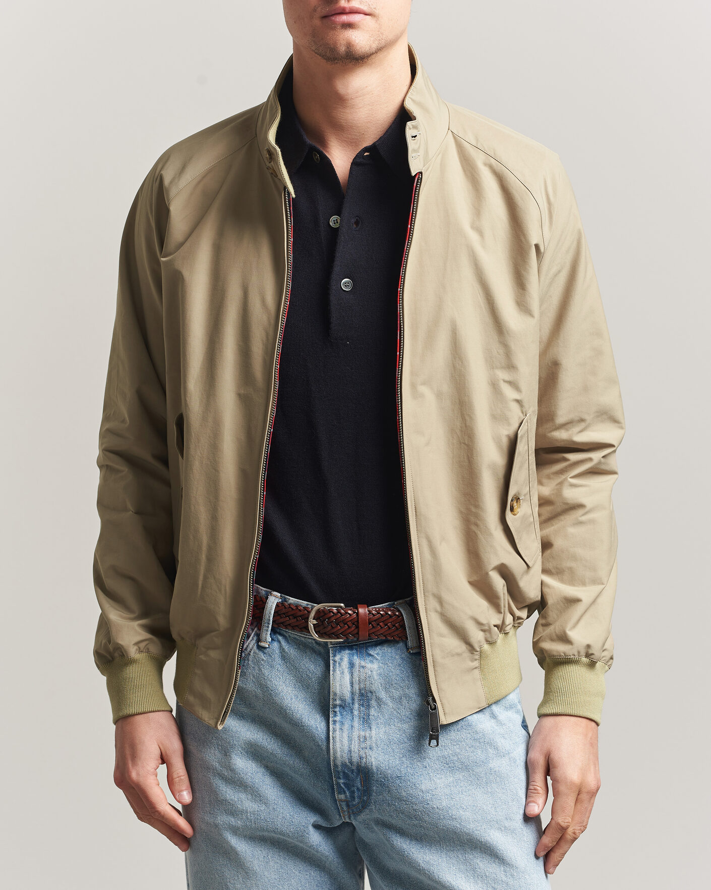 Homme | Manteaux Et Vestes | Baracuta | G9 Original Harrington Jacket Natural