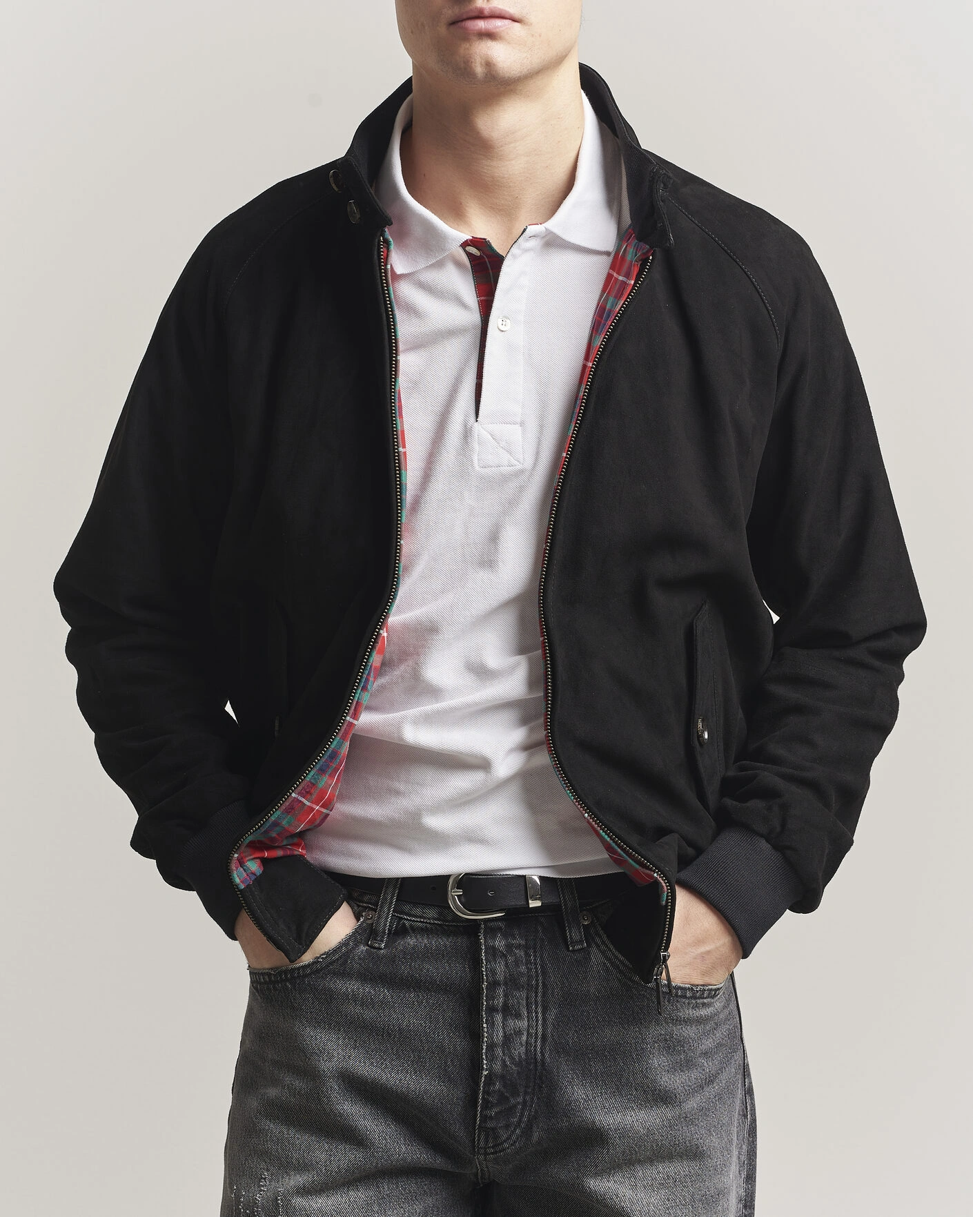 Heren | Jassen | Baracuta | G9 Suede Jacket Black