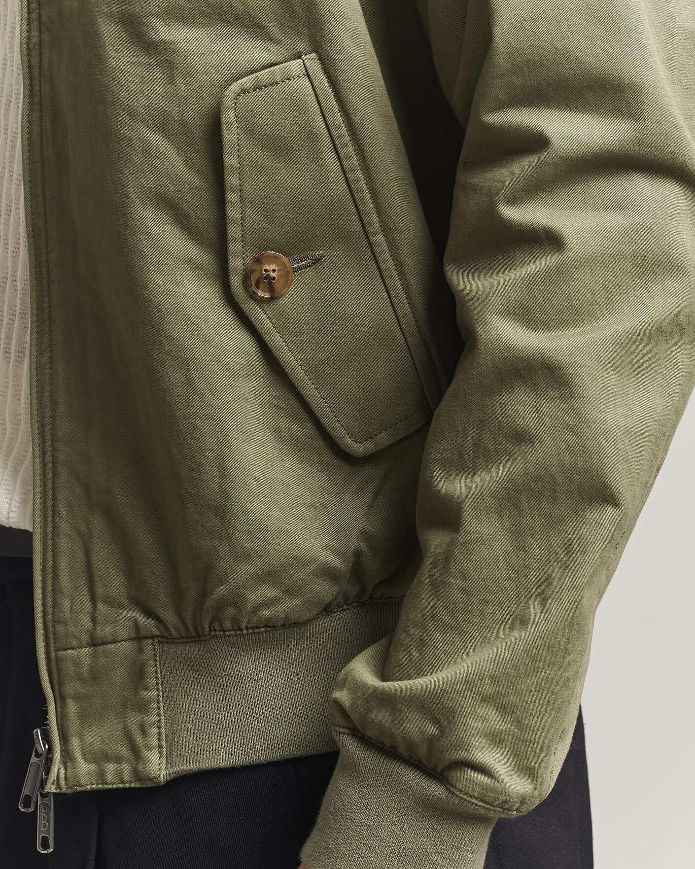 Homme | Manteaux Et Vestes | Baracuta | G9 Washed Cotton Twill Jacket Lichen Green