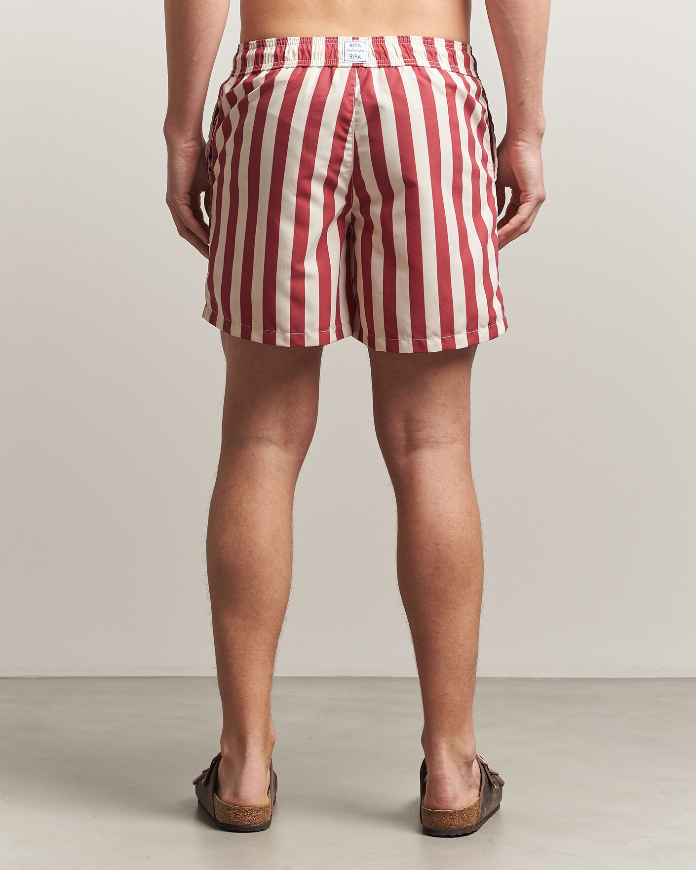 Heren | Ripa Ripa Paraggi Striped Swimshorts Red | Ripa Ripa | Paraggi Striped Swimshorts Red