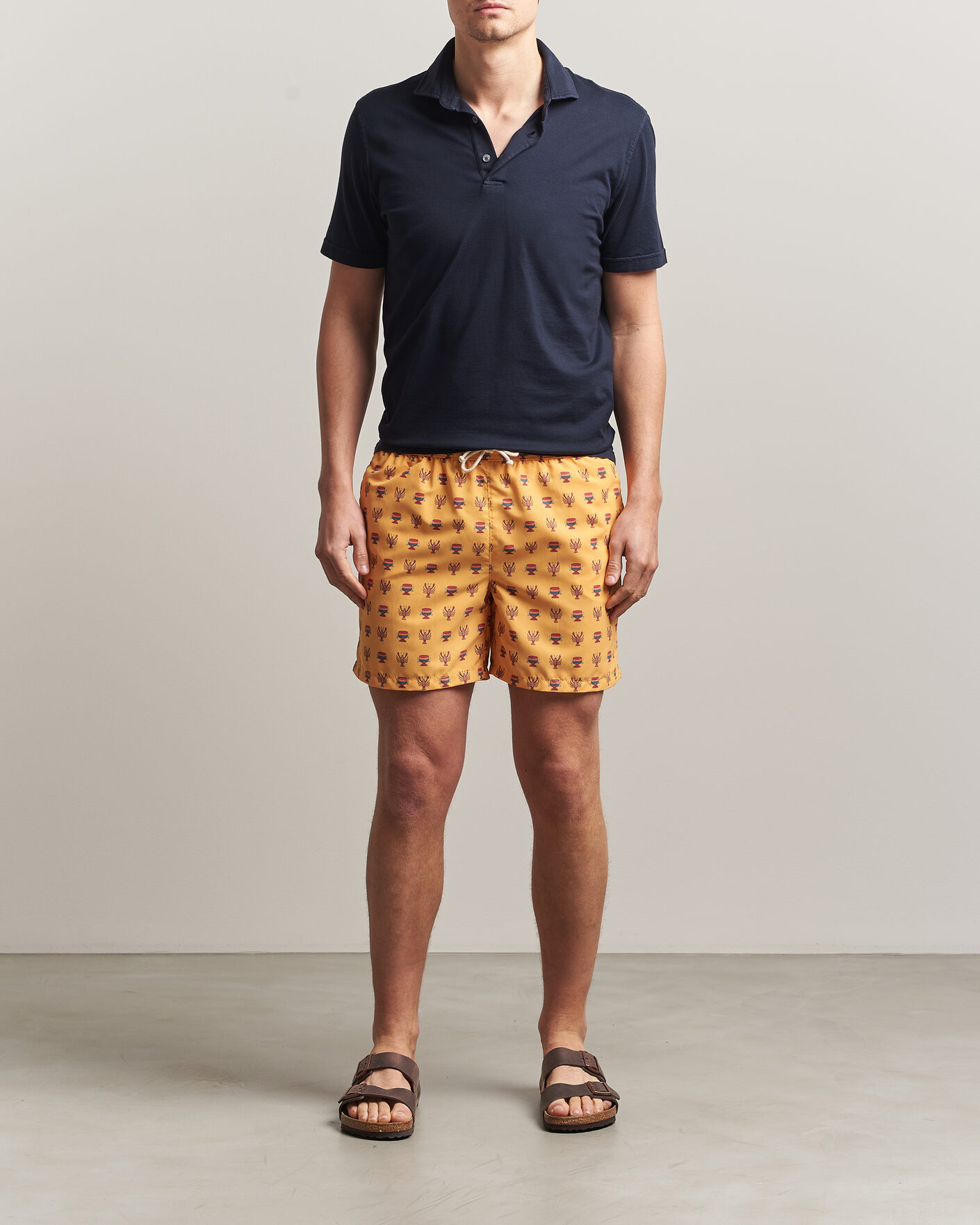 Heren | Zwembroek | Ripa Ripa | Printed Swimshorts Yellow