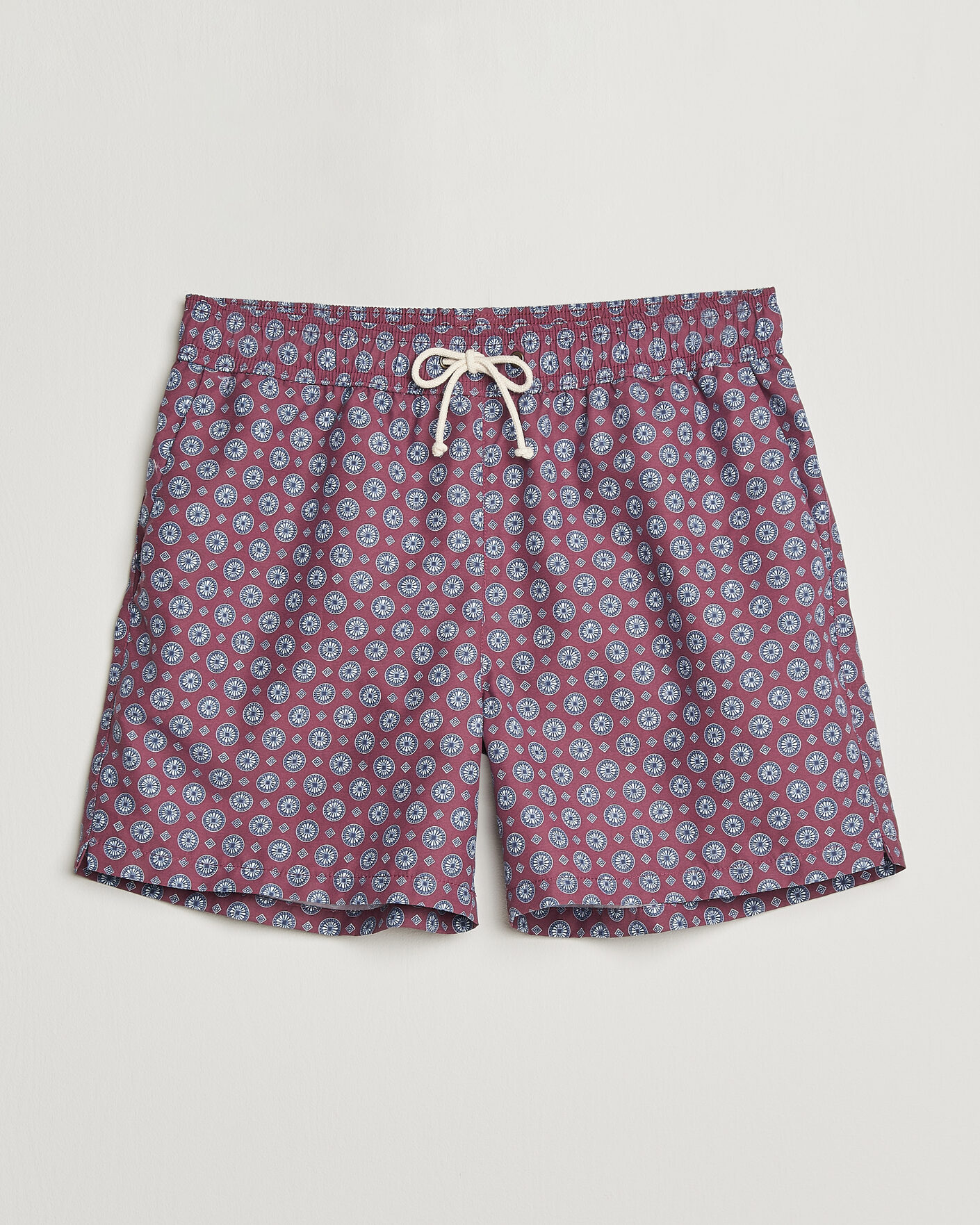 Heren | Zwembroek | Ripa Ripa | Printed Swimshorts Bordeaux