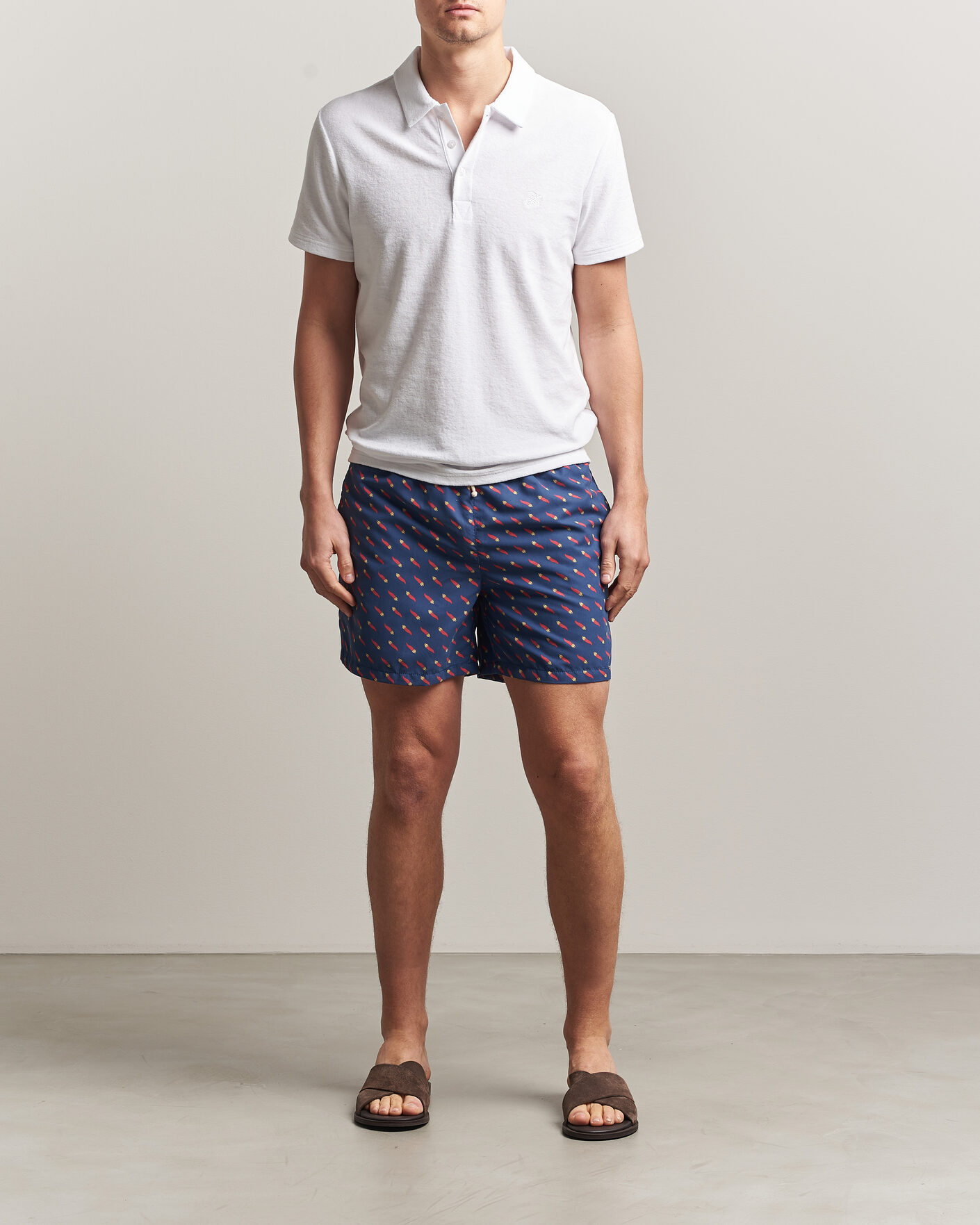 Homme | Maillots De Bain | Ripa Ripa | Printed Swimshorts Blue