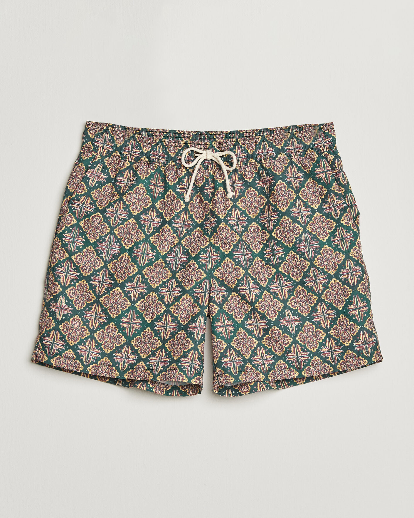 Heren | Ripa Ripa Printed Swimshorts Green/Red | Ripa Ripa | Printed Swimshorts Green/Red
