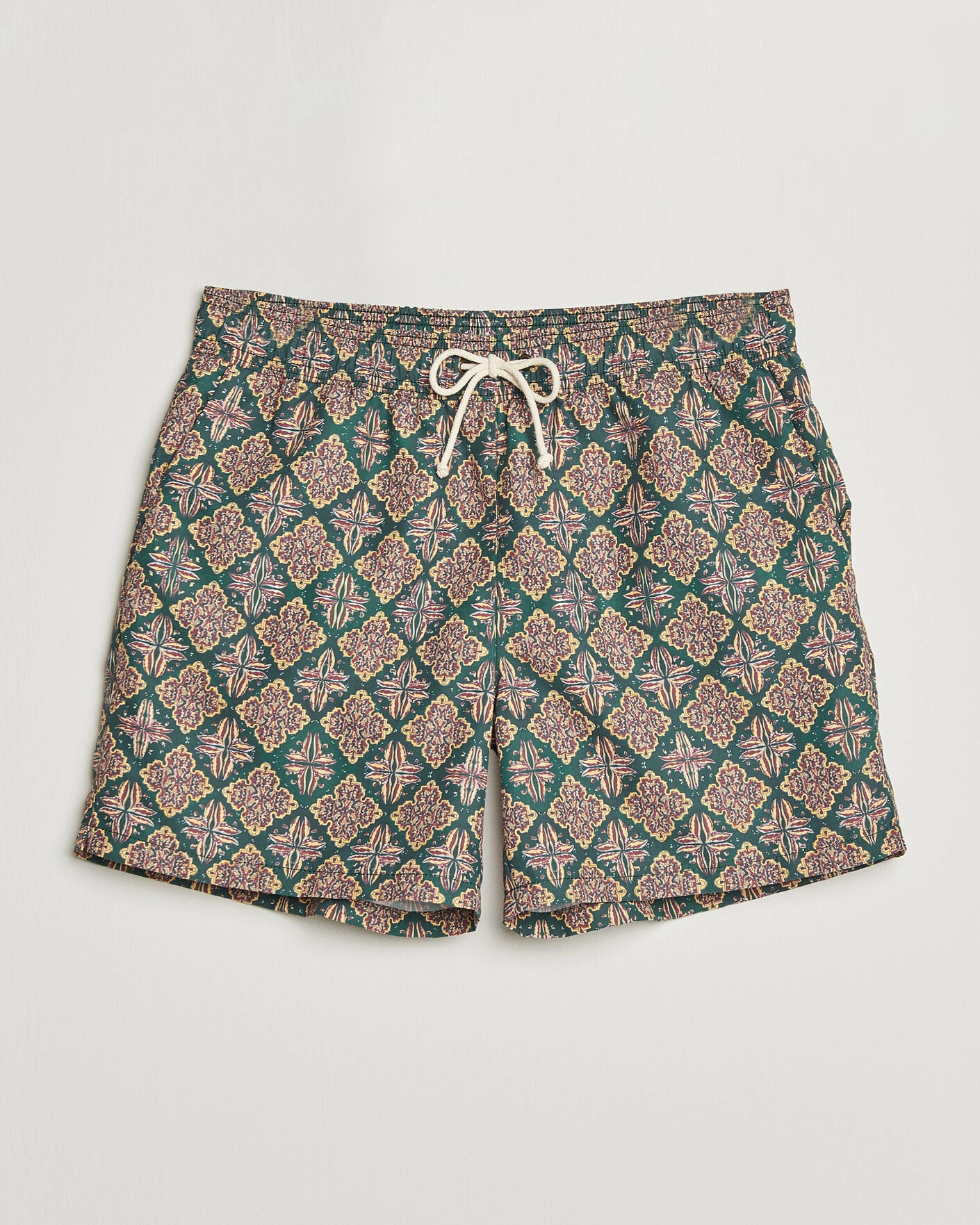 Heren | Zwembroek | Ripa Ripa | Printed Swimshorts Green/Red