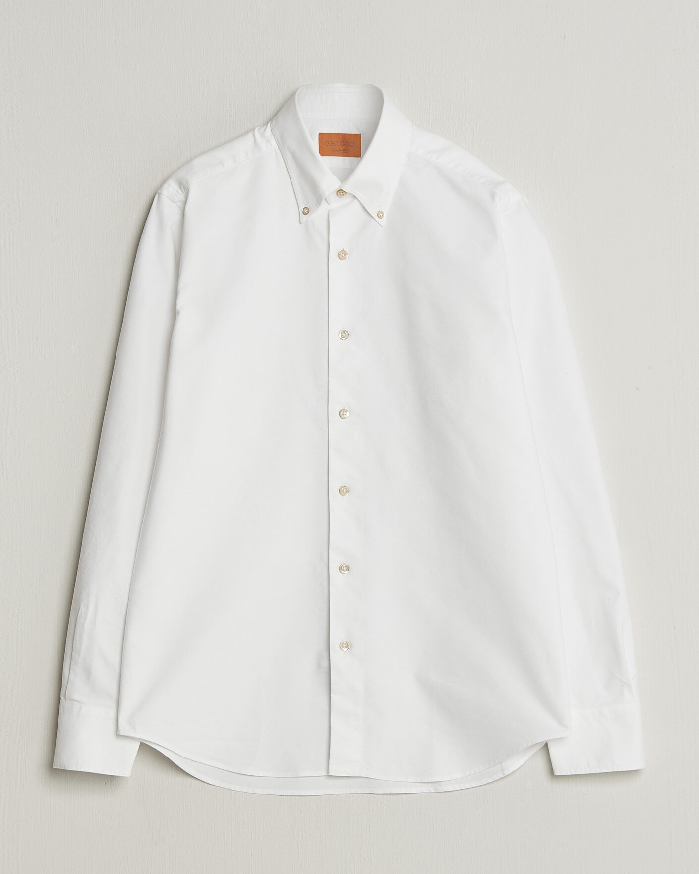 Heren | Overhemden | Grigio | Oxford Button Down Shirt White