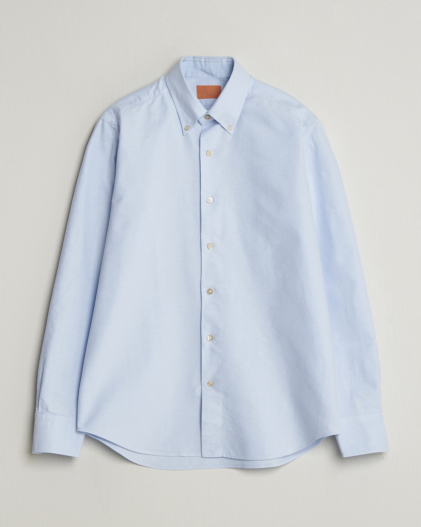 Heren | Overhemden | Grigio | Oxford Button Down Shirt Light Blue