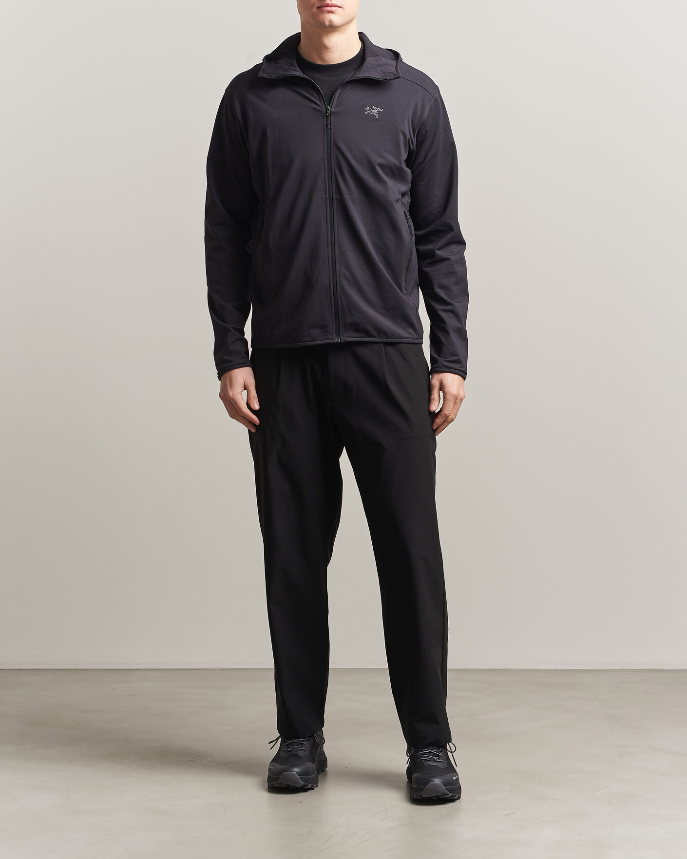 Heren | Truien | Arc'teryx | Kyanite Lightweight Full Zip Hoodie Black