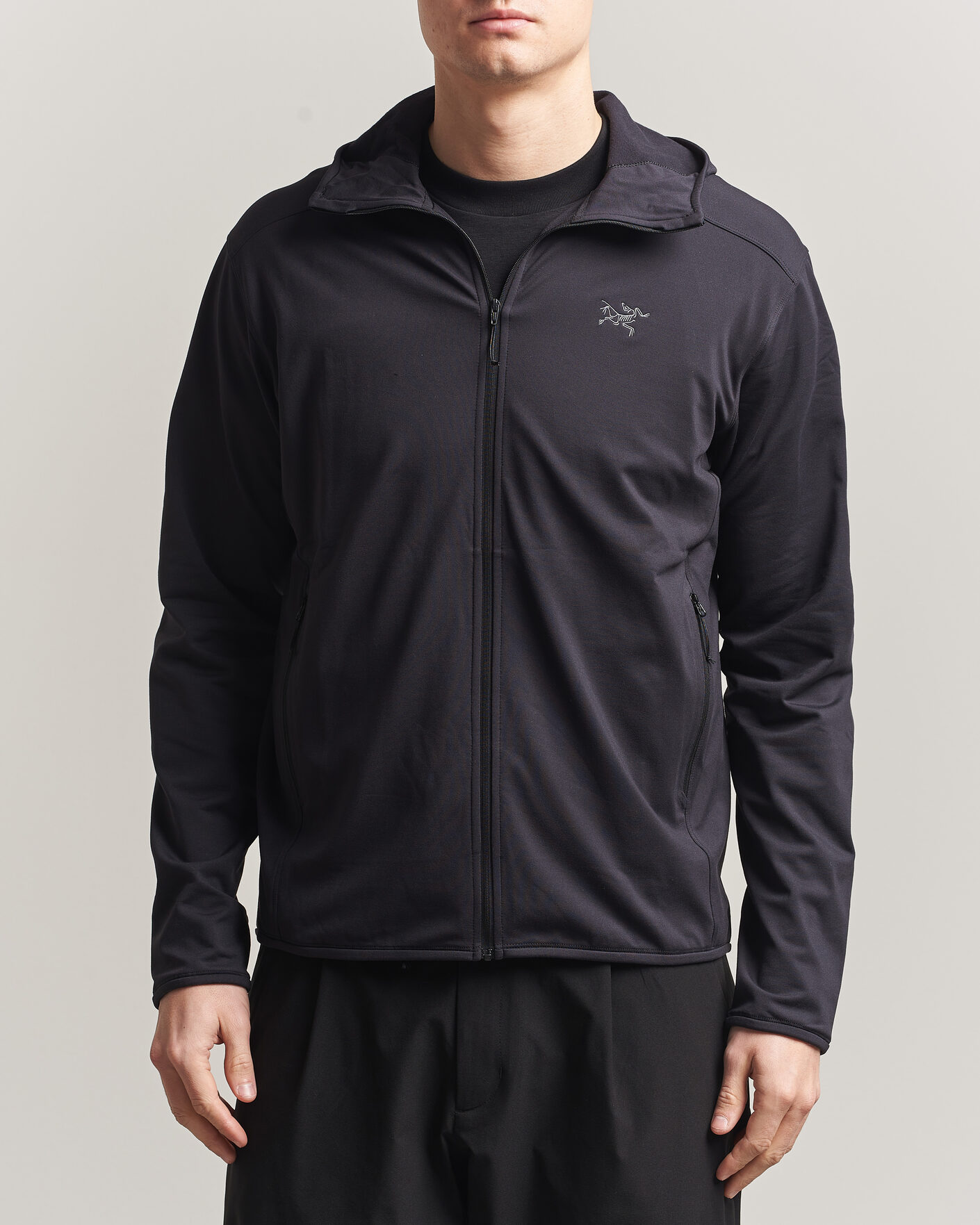 Heren | Truien | Arc'teryx | Kyanite Lightweight Full Zip Hoodie Black