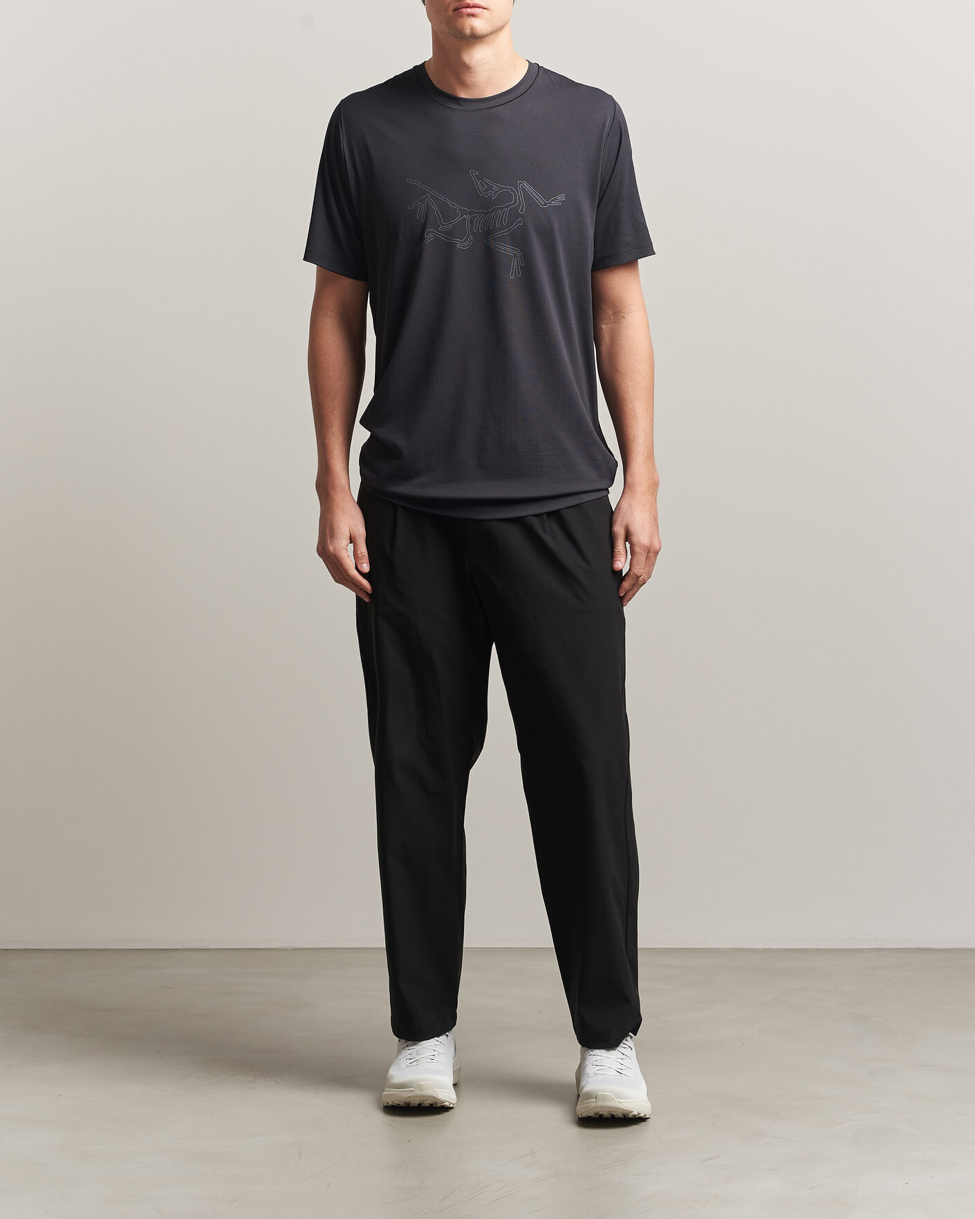 Homme | T-shirts | Arc'teryx | Cormac Bird Logo Crew Neck T-Shirt Black