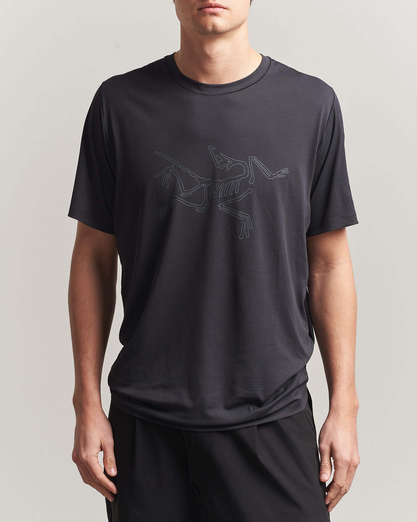 Homme | T-shirts | Arc'teryx | Cormac Bird Logo Crew Neck T-Shirt Black