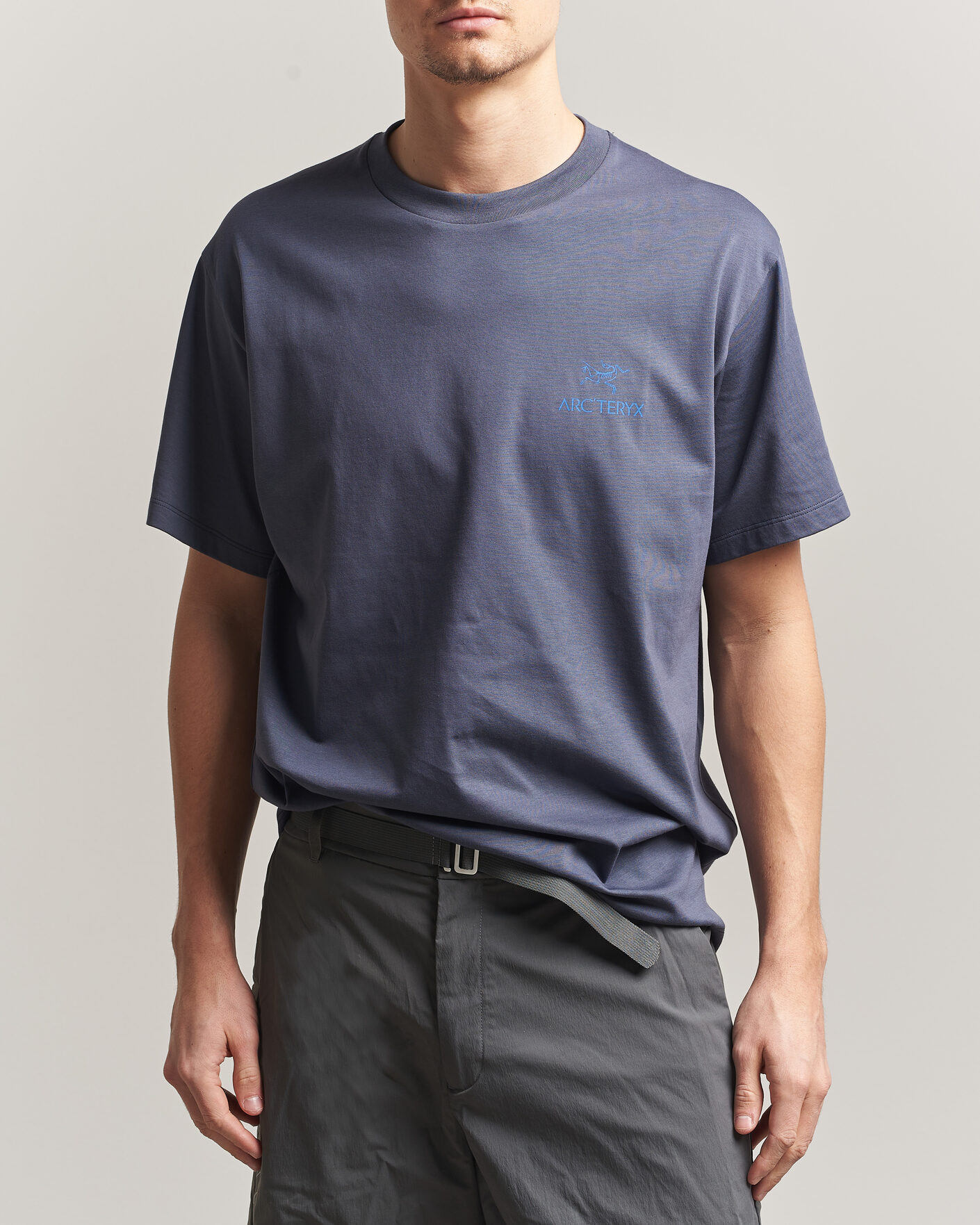 Homme | T-shirts | Arc'teryx | Kragg Cotton Bird Word T-Shirt Dark Stratus