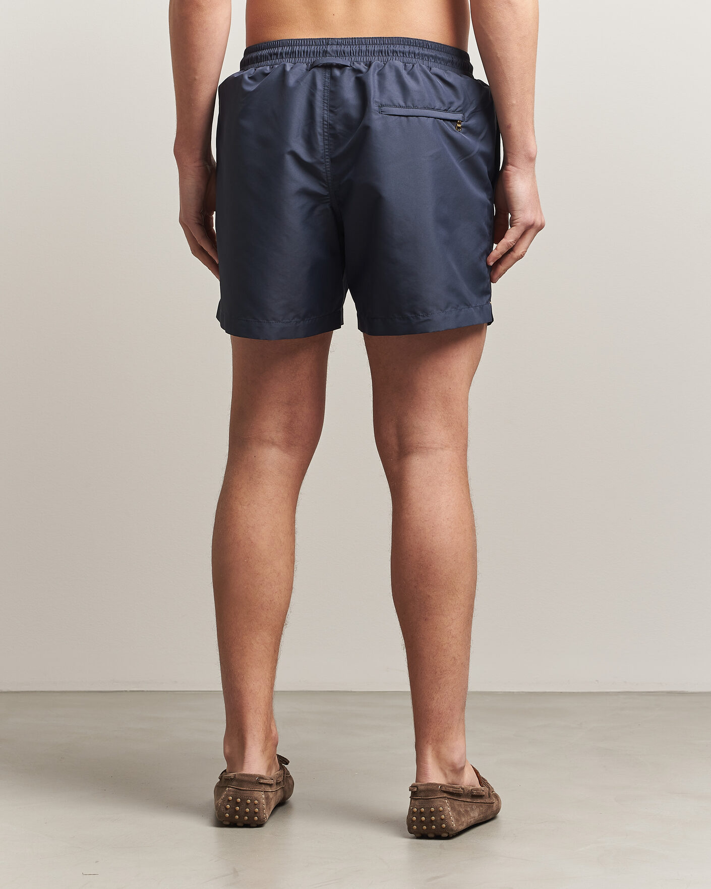 Homme | Maillots De Bain | Orlebar Brown | Boxer Solid Drawstring Swim Shorts Granite