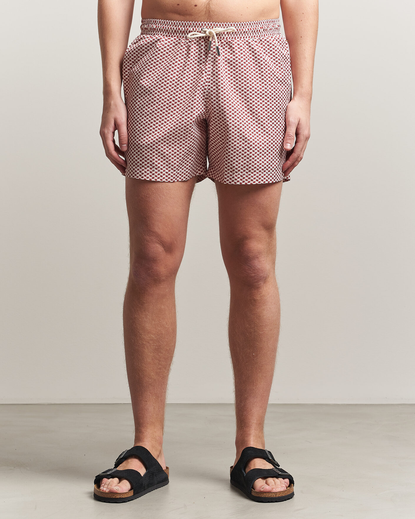Heren | Zwembroek | Orlebar Brown | Boxer Modula Drawstring Swim Shorts Vermillion