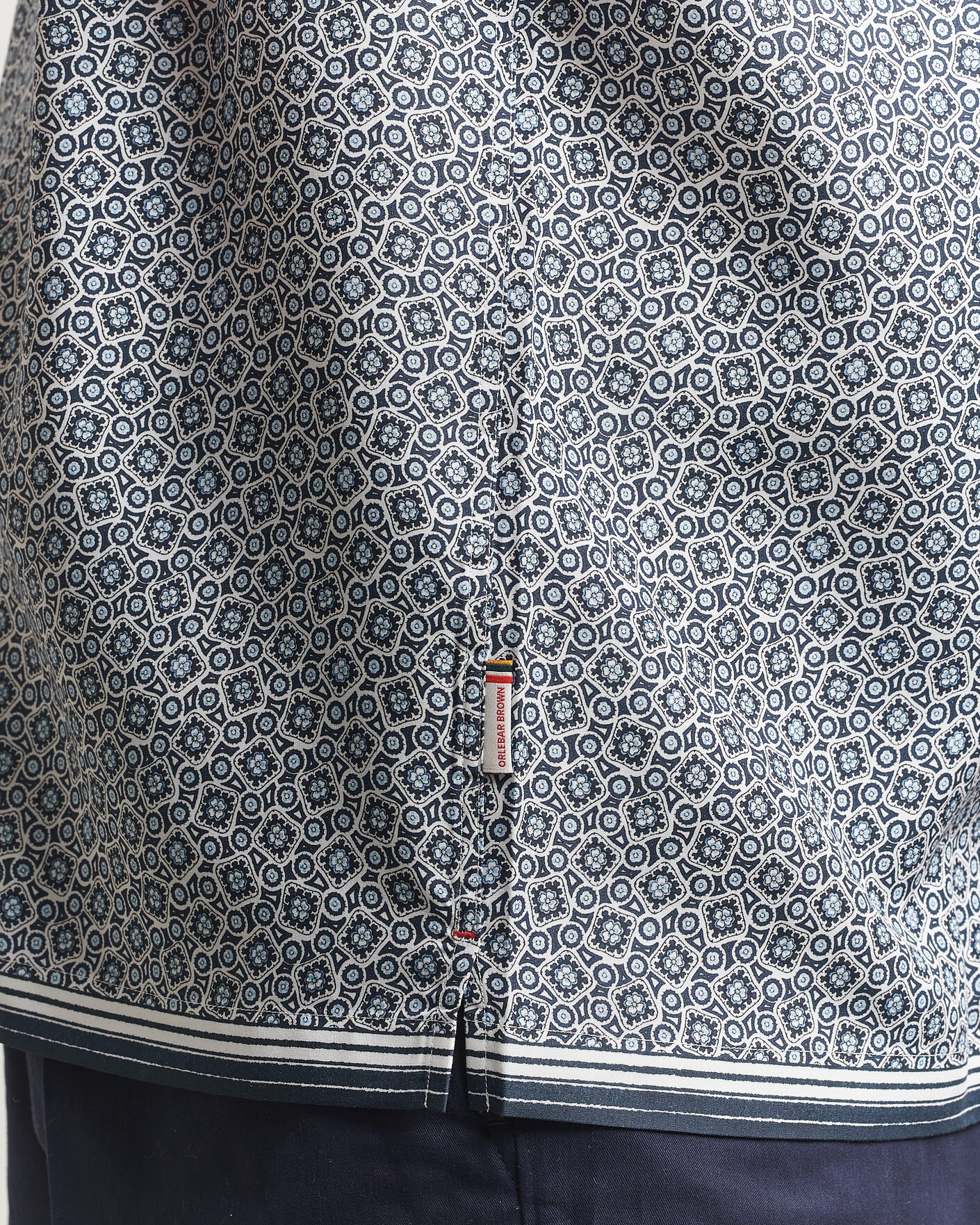 Heren | Overhemden | Orlebar Brown | Maitan Lyocel Petola Shirts Night Iris