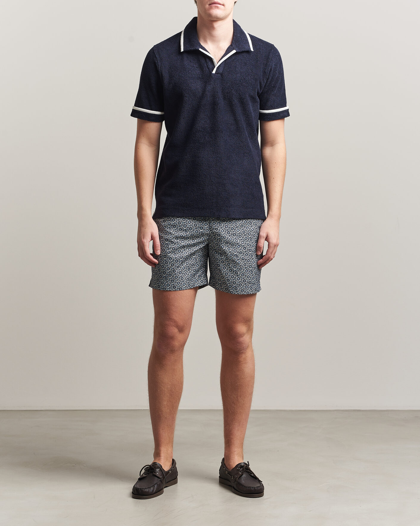 Heren | Zwembroek | Orlebar Brown | Bulldog Drawcord Petola Swim Shorts Night Iris