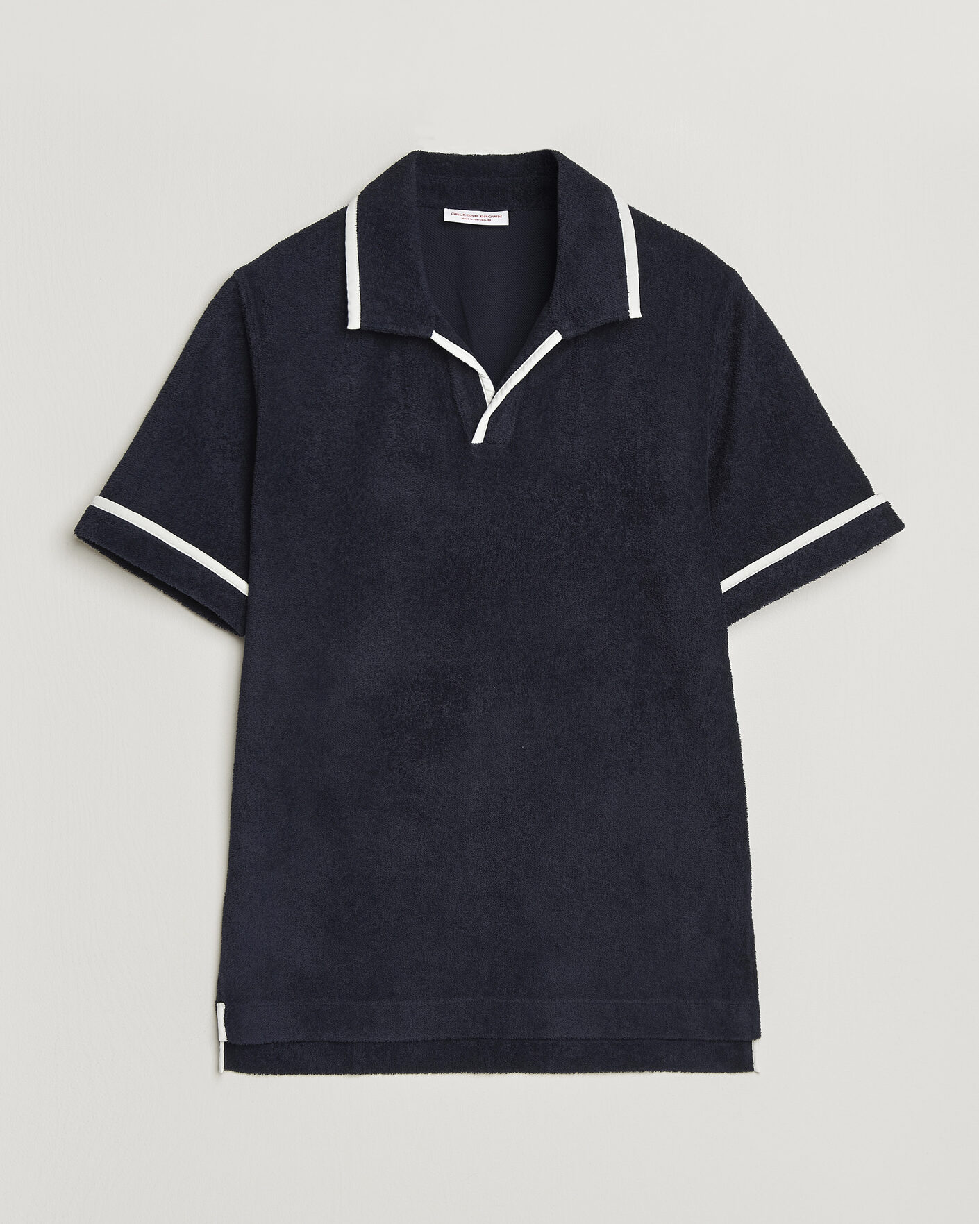 Heren | Polo's | Orlebar Brown | Ellery Towelling Polo Night Iris