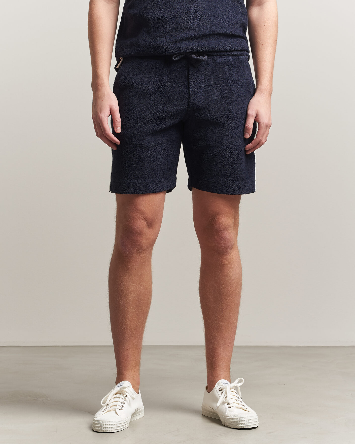 Homme | Shorts | Orlebar Brown | Trevone Towelling Shorts Night Iris