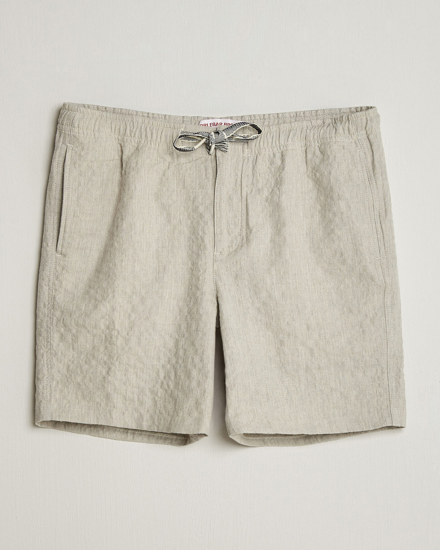 Heren | Korte broek | Orlebar Brown | Alex Sereno Herringbone Shorts Light Dijon