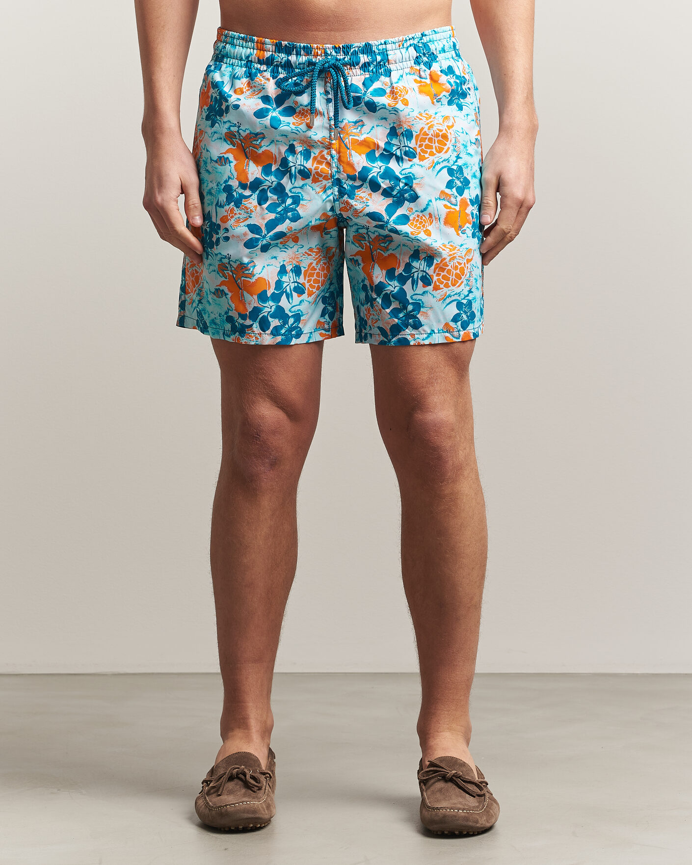 Heren | Zwembroek | Vilebrequin | Moorea Swimshorts Coin Coin