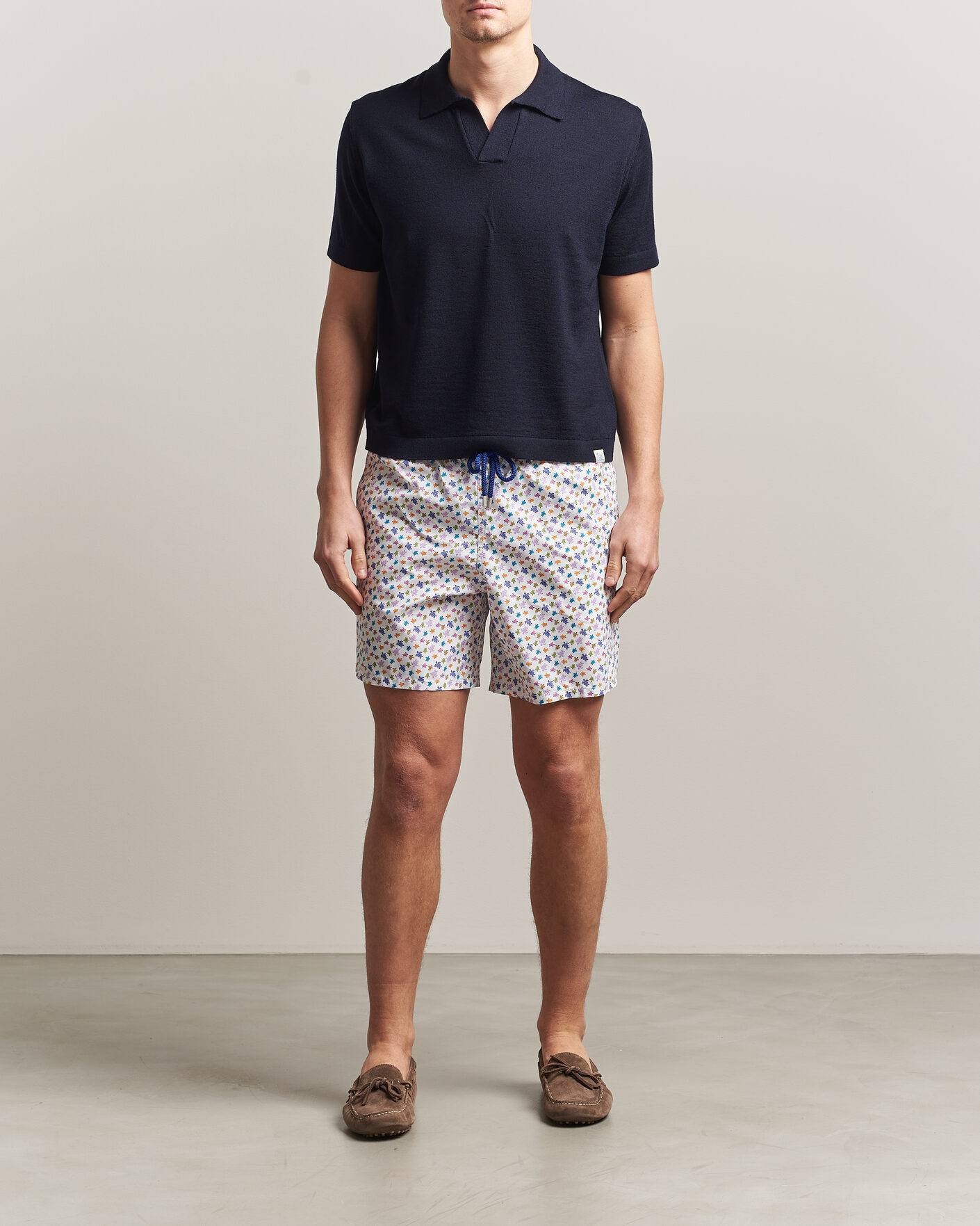 Homme | Maillots De Bain | Vilebrequin | Moorea Swimshorts Blanc