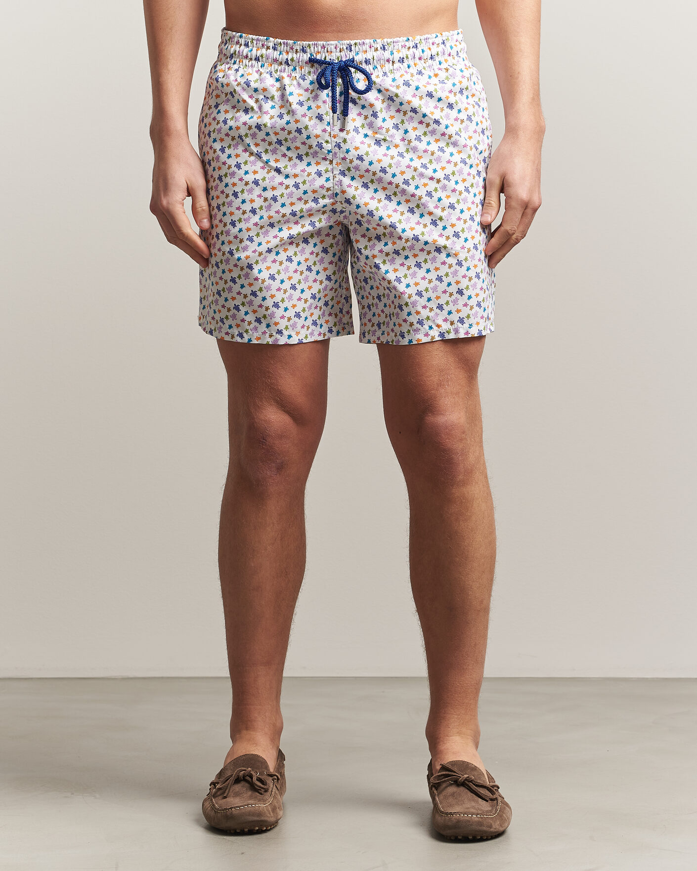 Homme | Maillots De Bain | Vilebrequin | Moorea Swimshorts Blanc