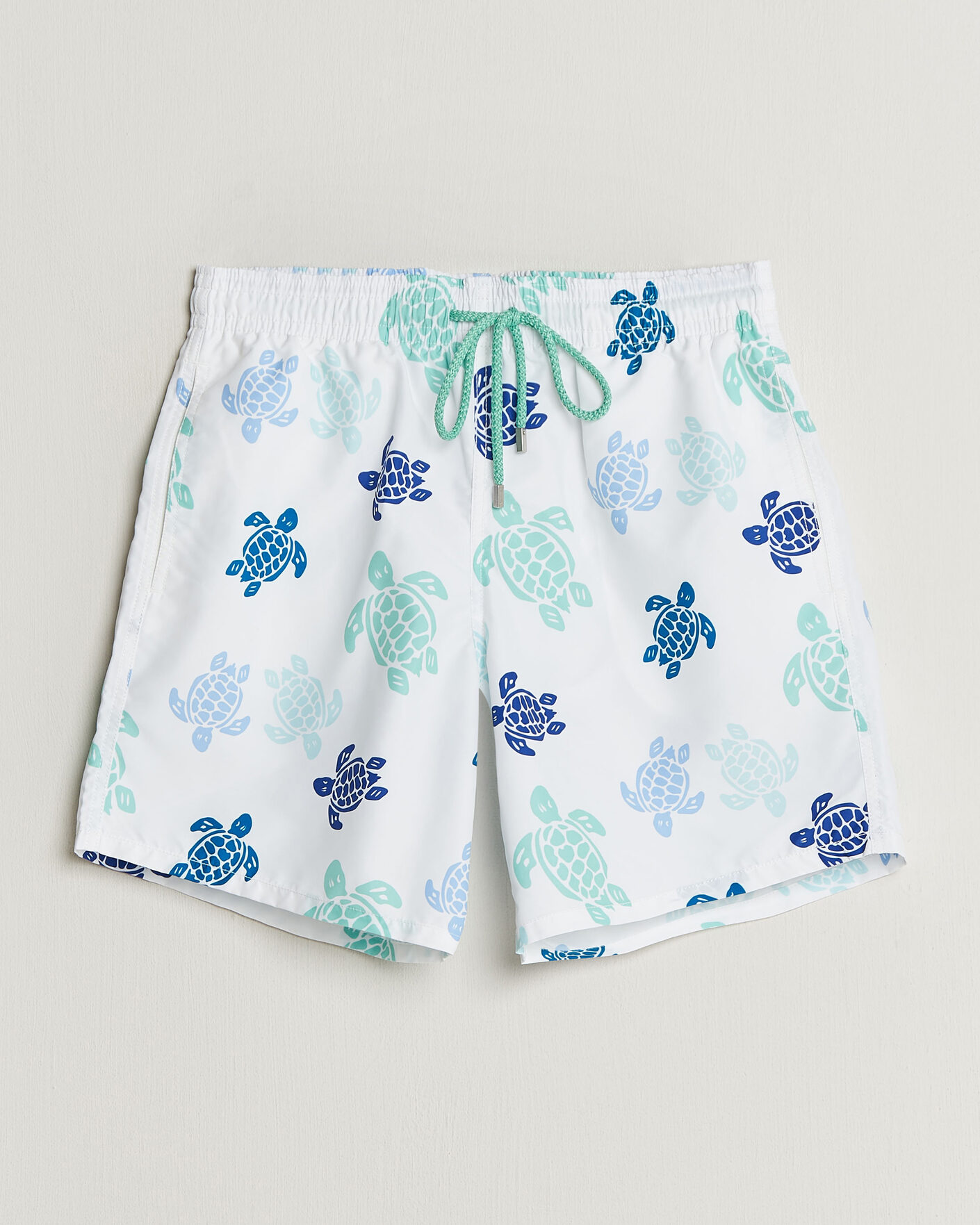 Heren | Zwembroek | Vilebrequin | Moorea Swimshorts Blanc