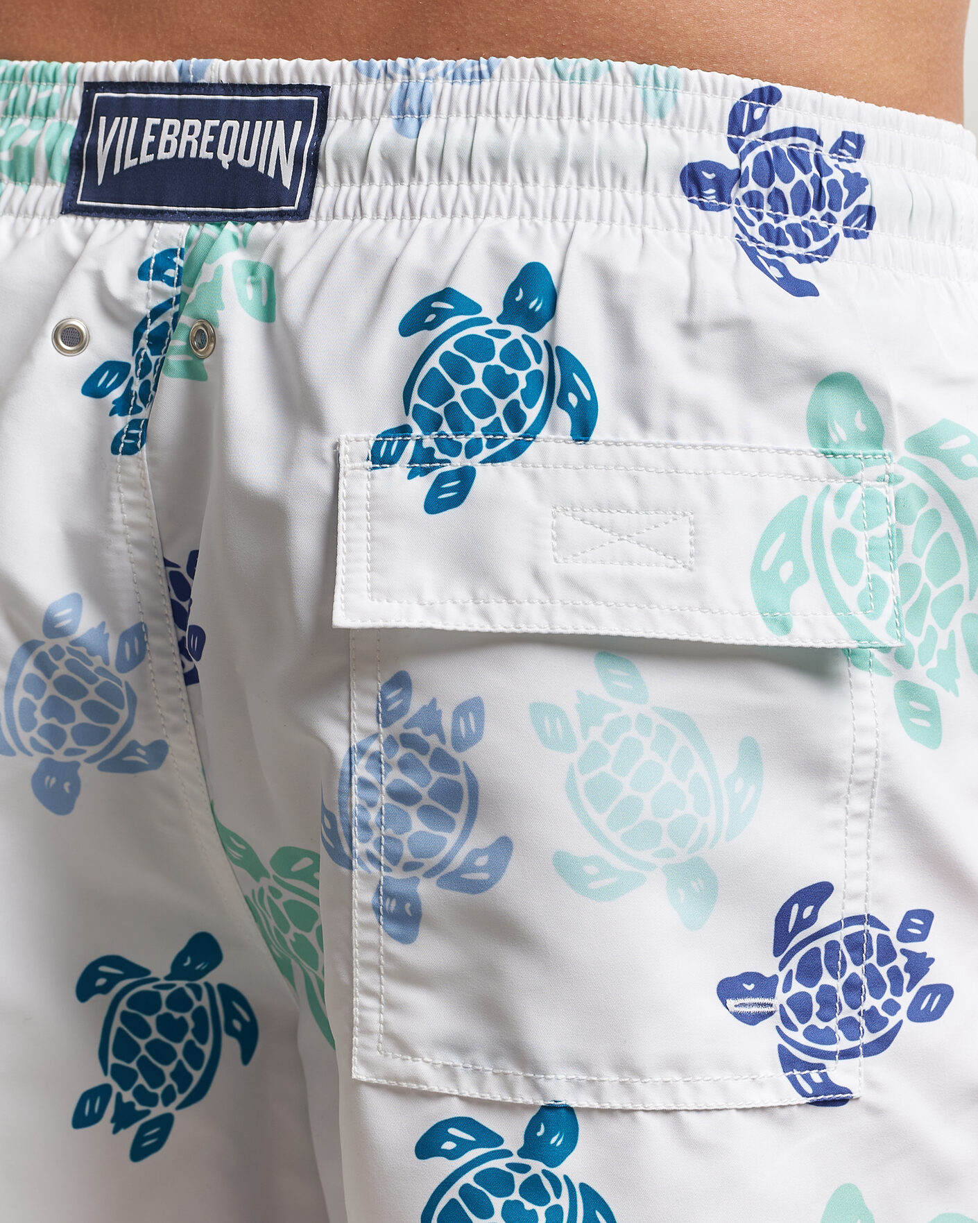 Homme | Maillots De Bain | Vilebrequin | Moorea Swimshorts Blanc