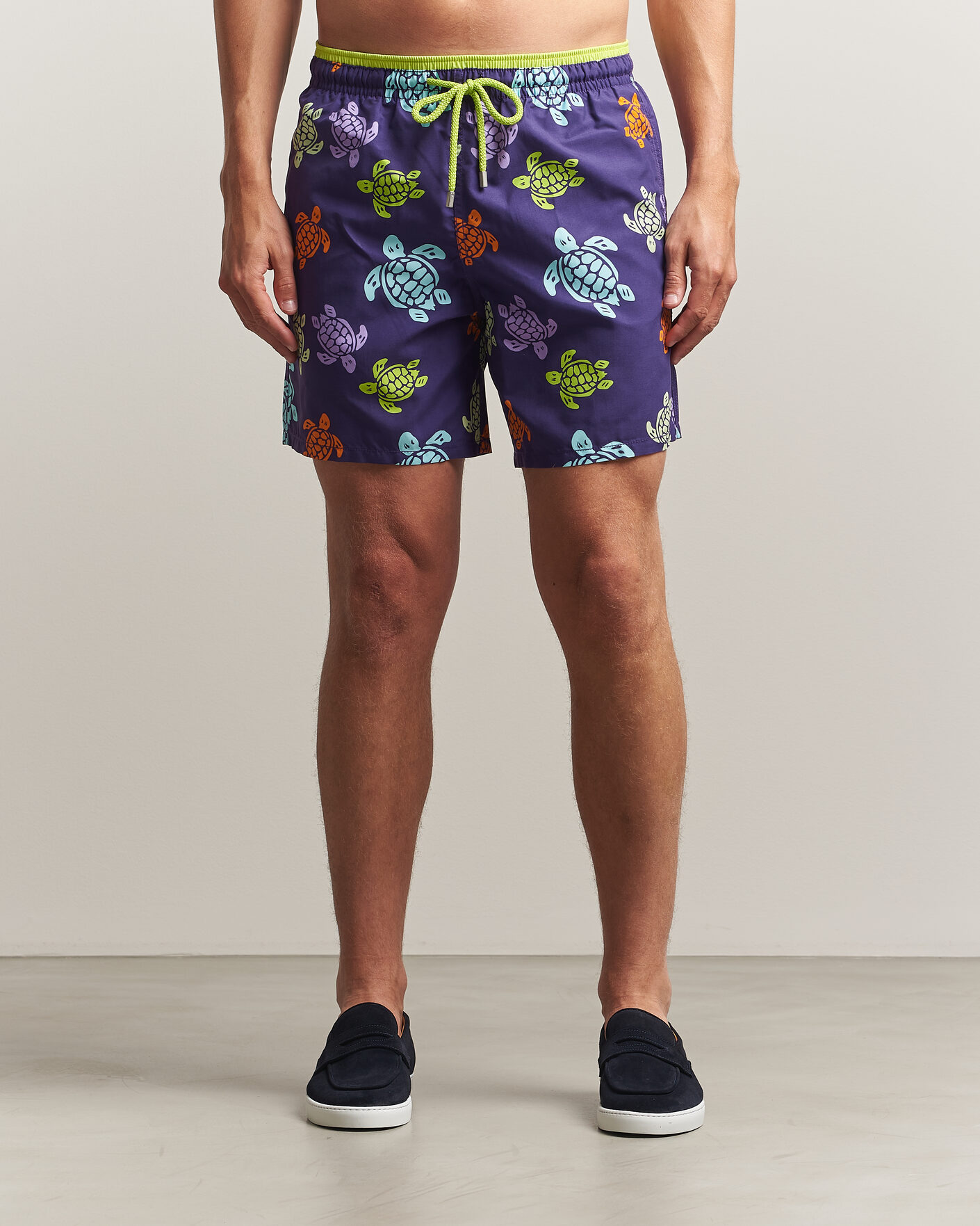 Homme | Maillots De Bain | Vilebrequin | Moka Swimshorts Violette
