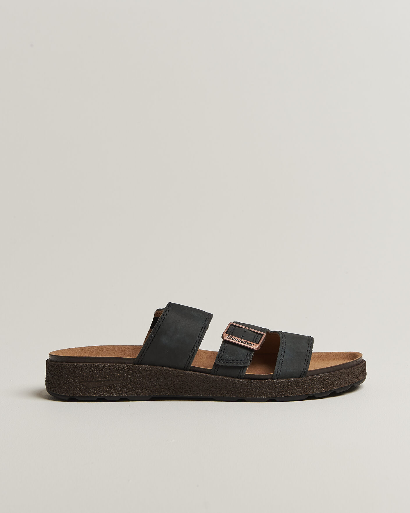 Homme | Sandales Et Mules | Blundstone | 2693 Aerocork Leather Sandal Rustic Black
