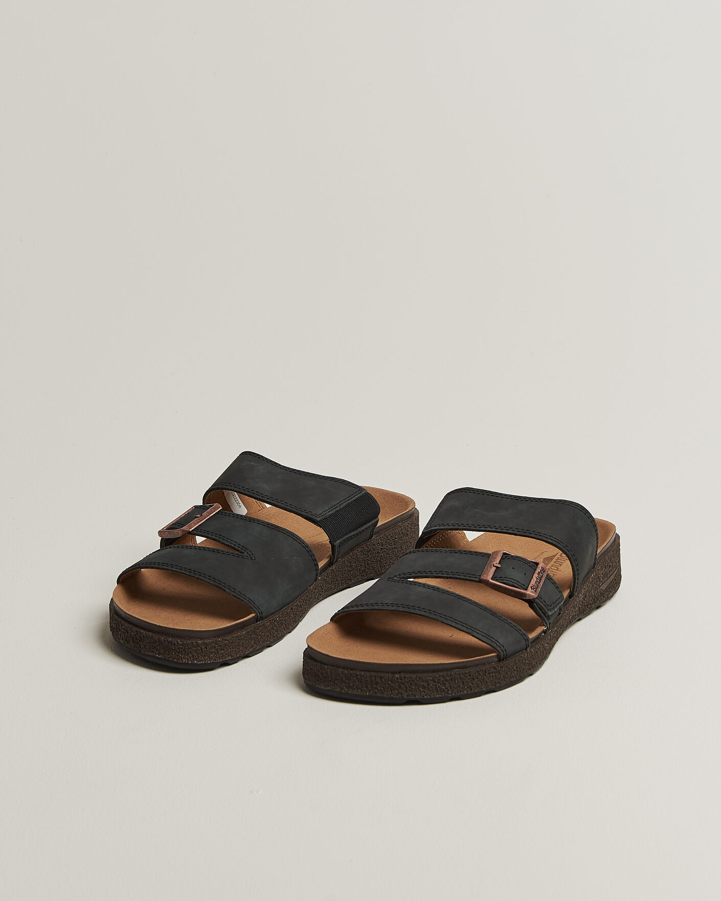 Homme | Sandales Et Mules | Blundstone | 2693 Aerocork Leather Sandal Rustic Black