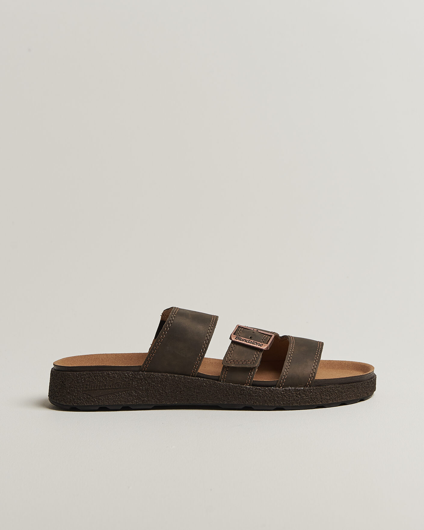 Homme | Sandales Et Mules | Blundstone | 2694 Aerocork Leather Sandal Rustic Brown
