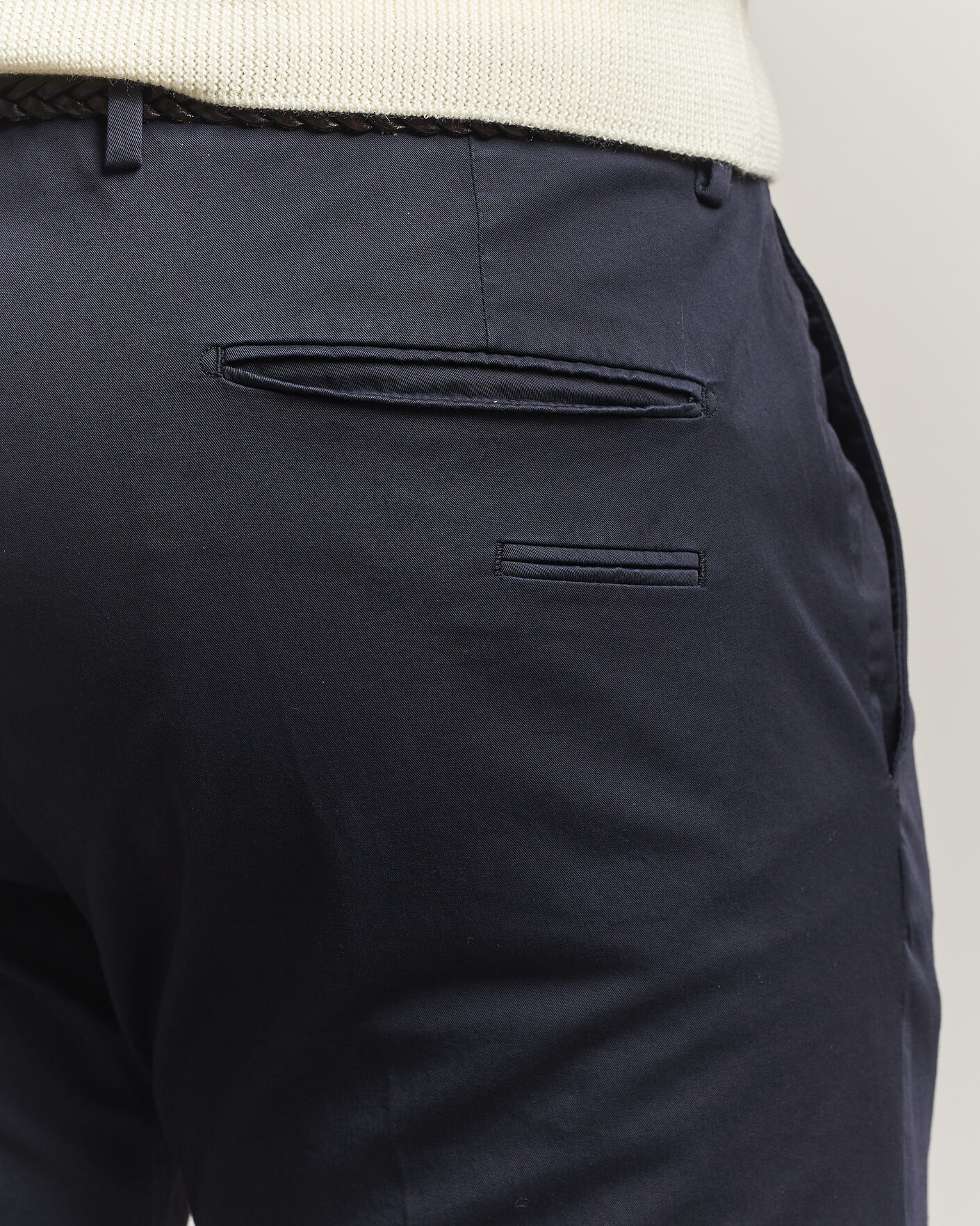 Heren | Broeken | Briglia 1949 | Slim Fit Cotton Chinos Navy