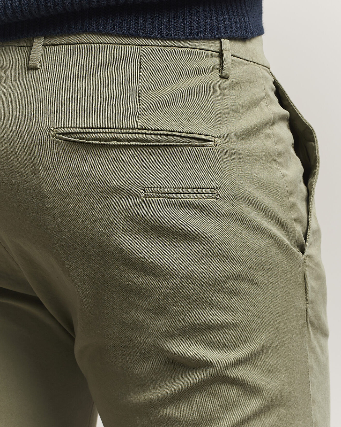 Homme | Pantalons | Briglia 1949 | Slim Fit Cotton Chinos Olive