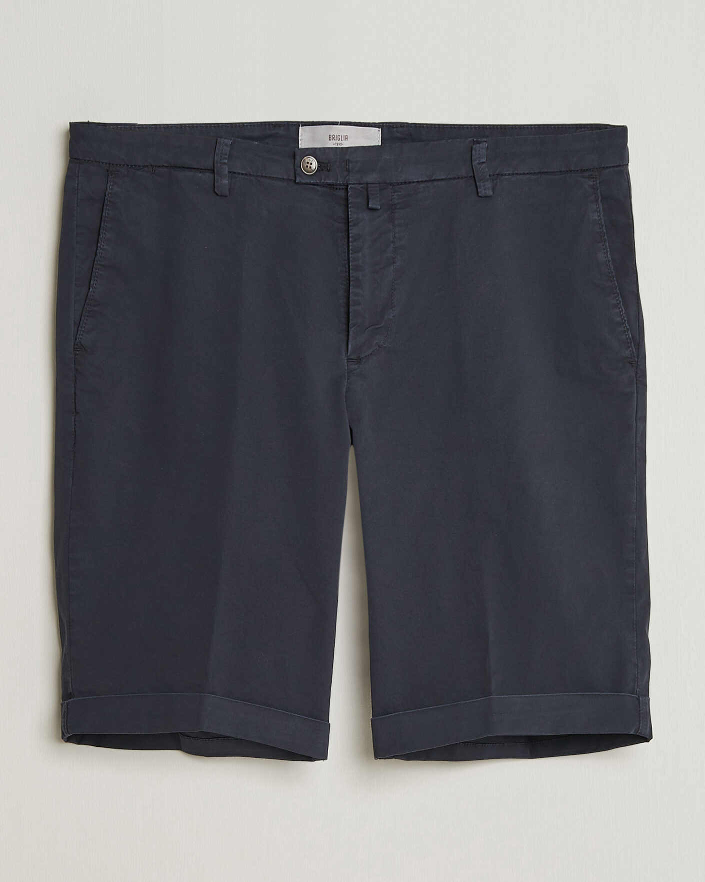 Heren | Korte broek | Briglia 1949 | Cotton Stretch Shorts Navy