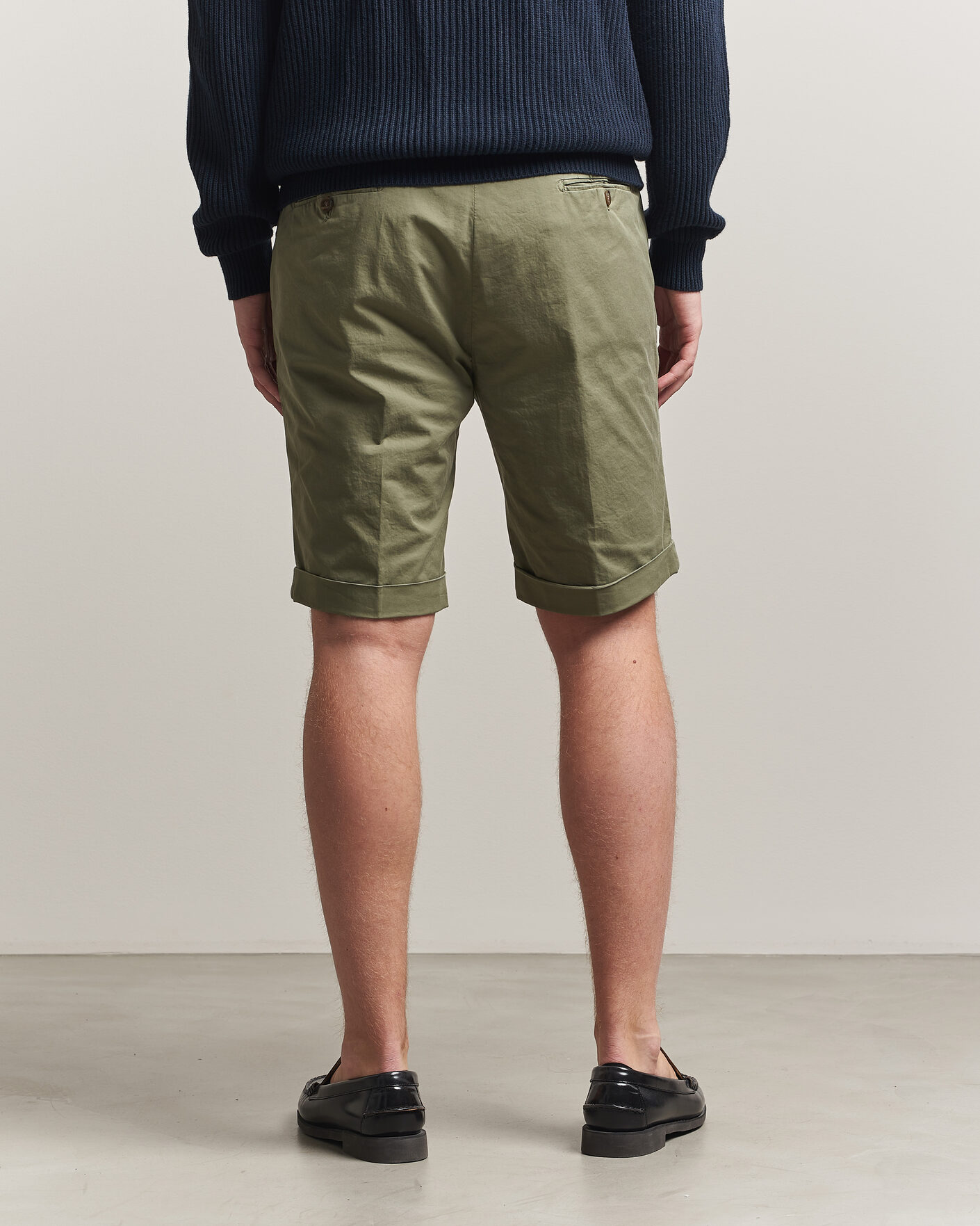 Heren | Korte broek | Briglia 1949 | Cotton Stretch Shorts Olive