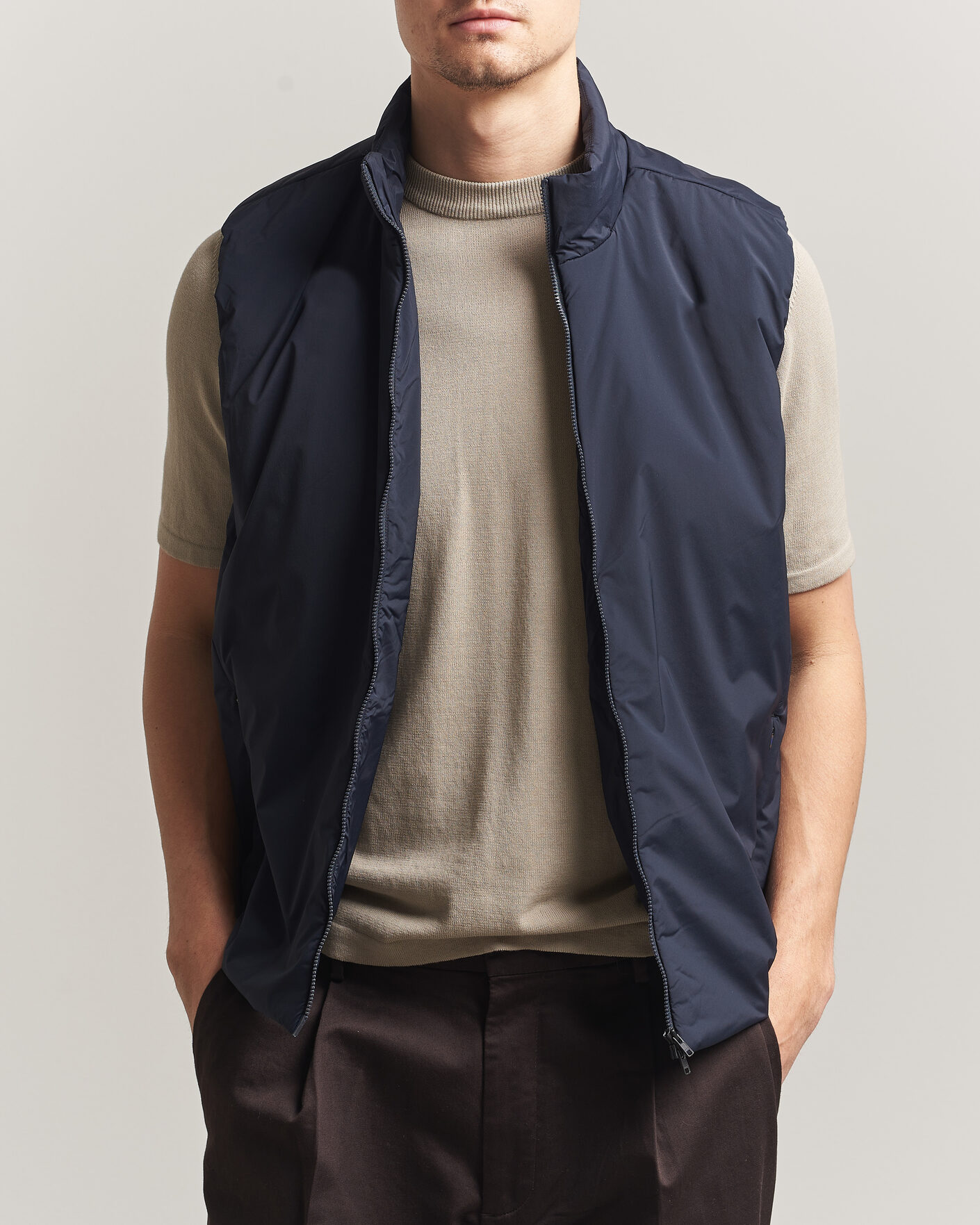 Heren | Gilets | Scandinavian Edition | Map II Lightweight Vest Midnight Blue