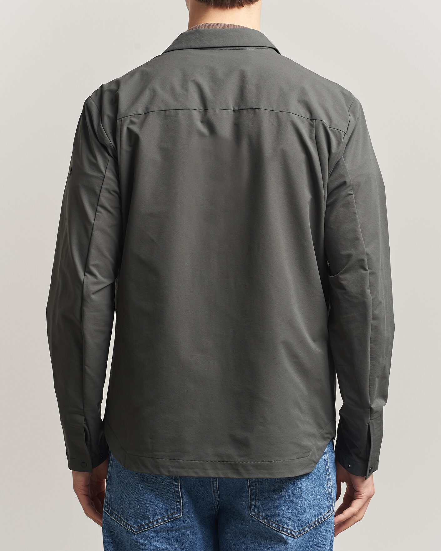Heren | Jassen | Scandinavian Edition | Merge II Stretch Shirt Jacket Dark Olive
