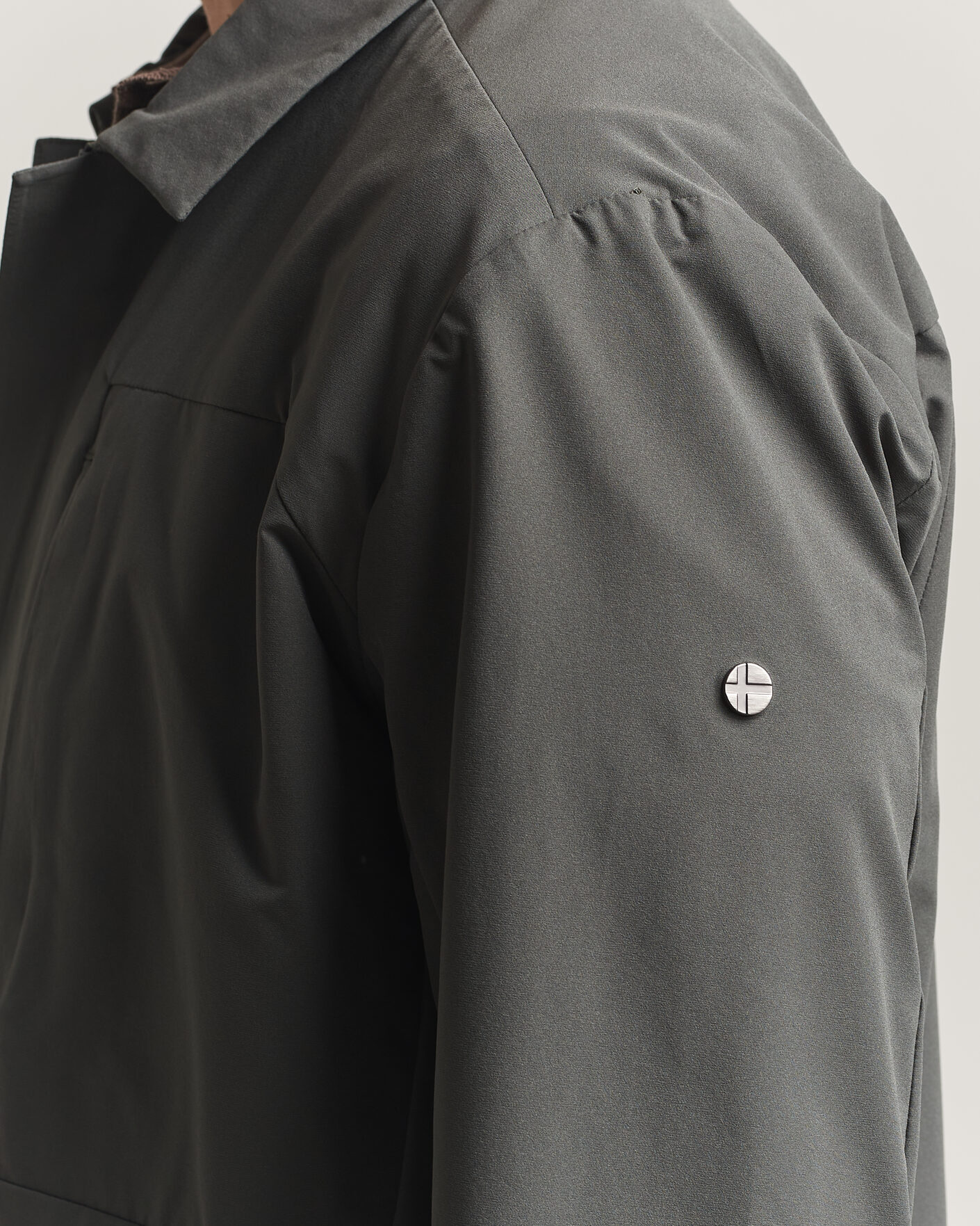 Heren | Jassen | Scandinavian Edition | Merge II Stretch Shirt Jacket Dark Olive