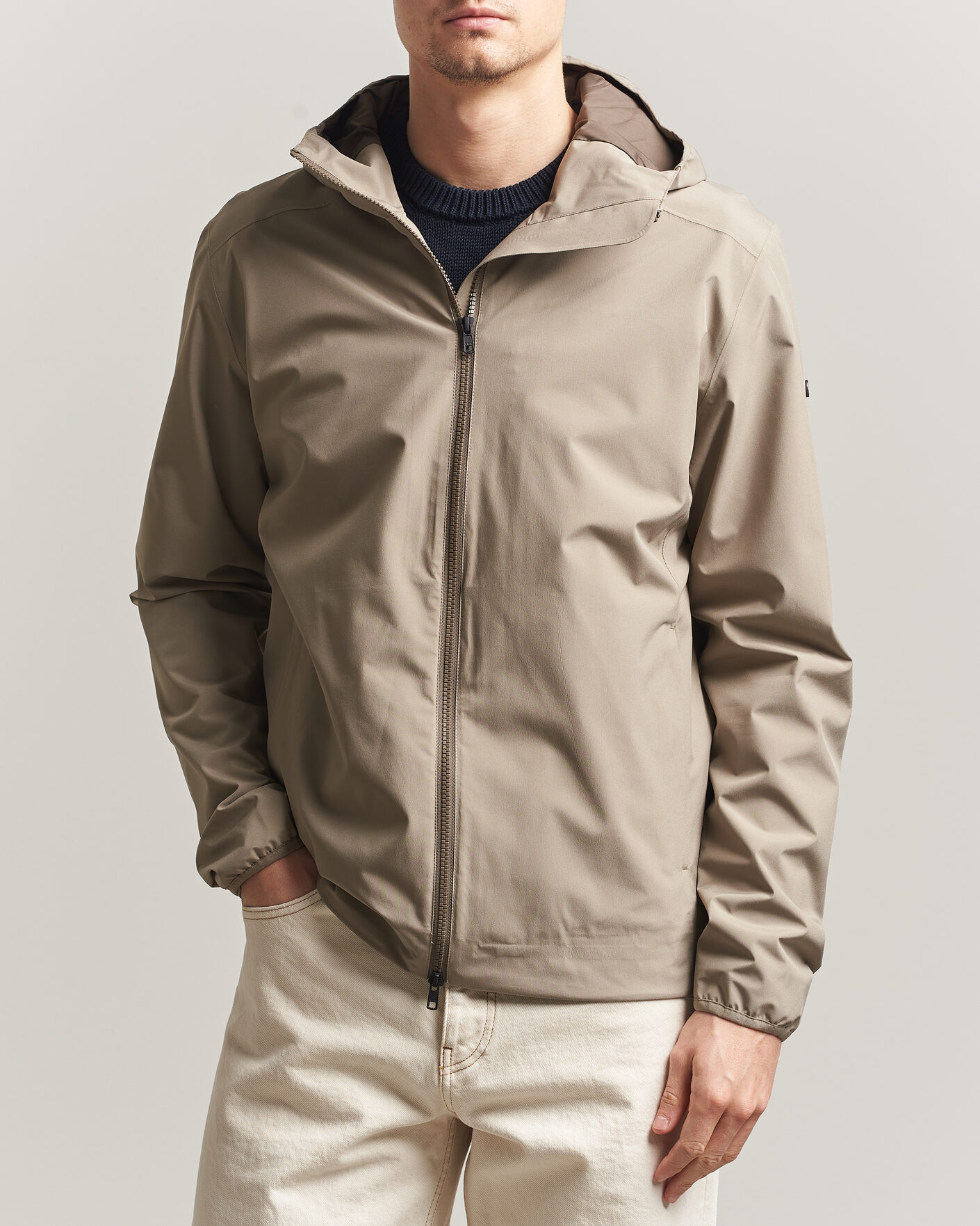 Heren | Jassen | Scandinavian Edition | Hood II Waterproof Jacket Sand