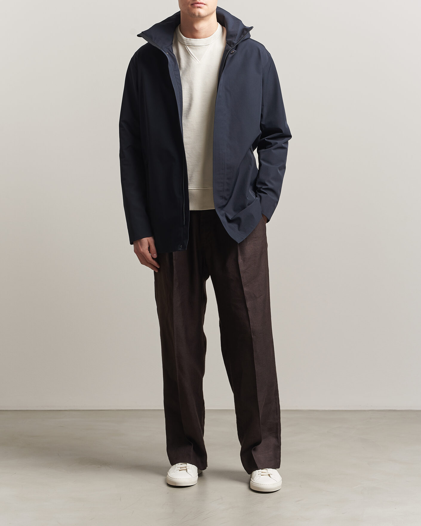 Heren | Jassen | Scandinavian Edition | Range III Mid Lenght Waterproof Coat Midnight Blue