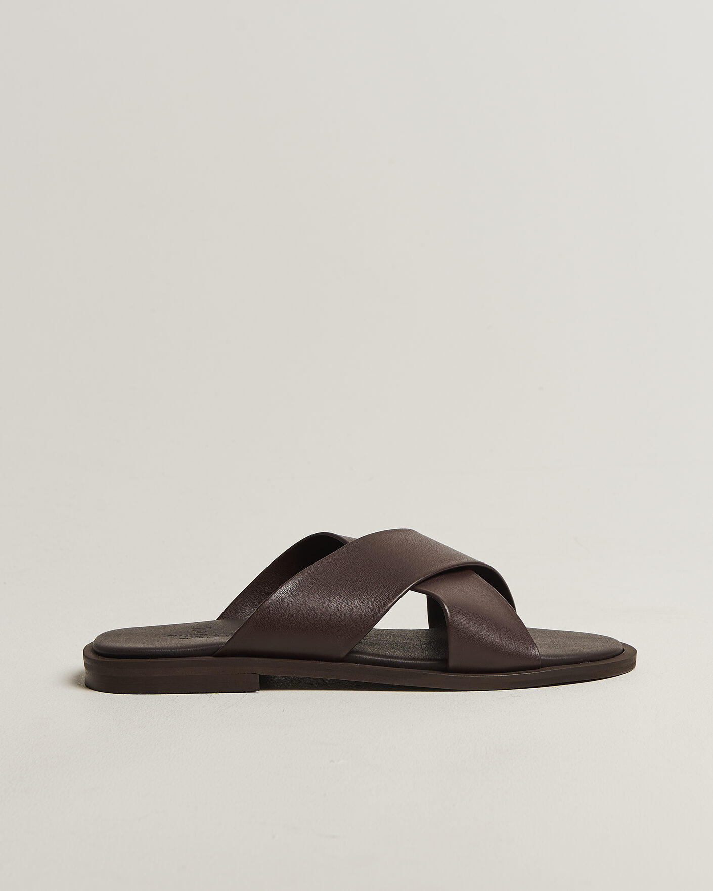 Heren | Sandalen slides | Thera's | Classic Sandals Dark Brown Calf