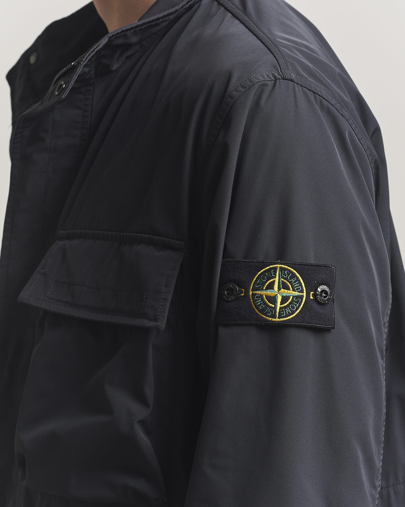 Heren | Jassen | Stone Island | Micro Twill Field Jacket Black